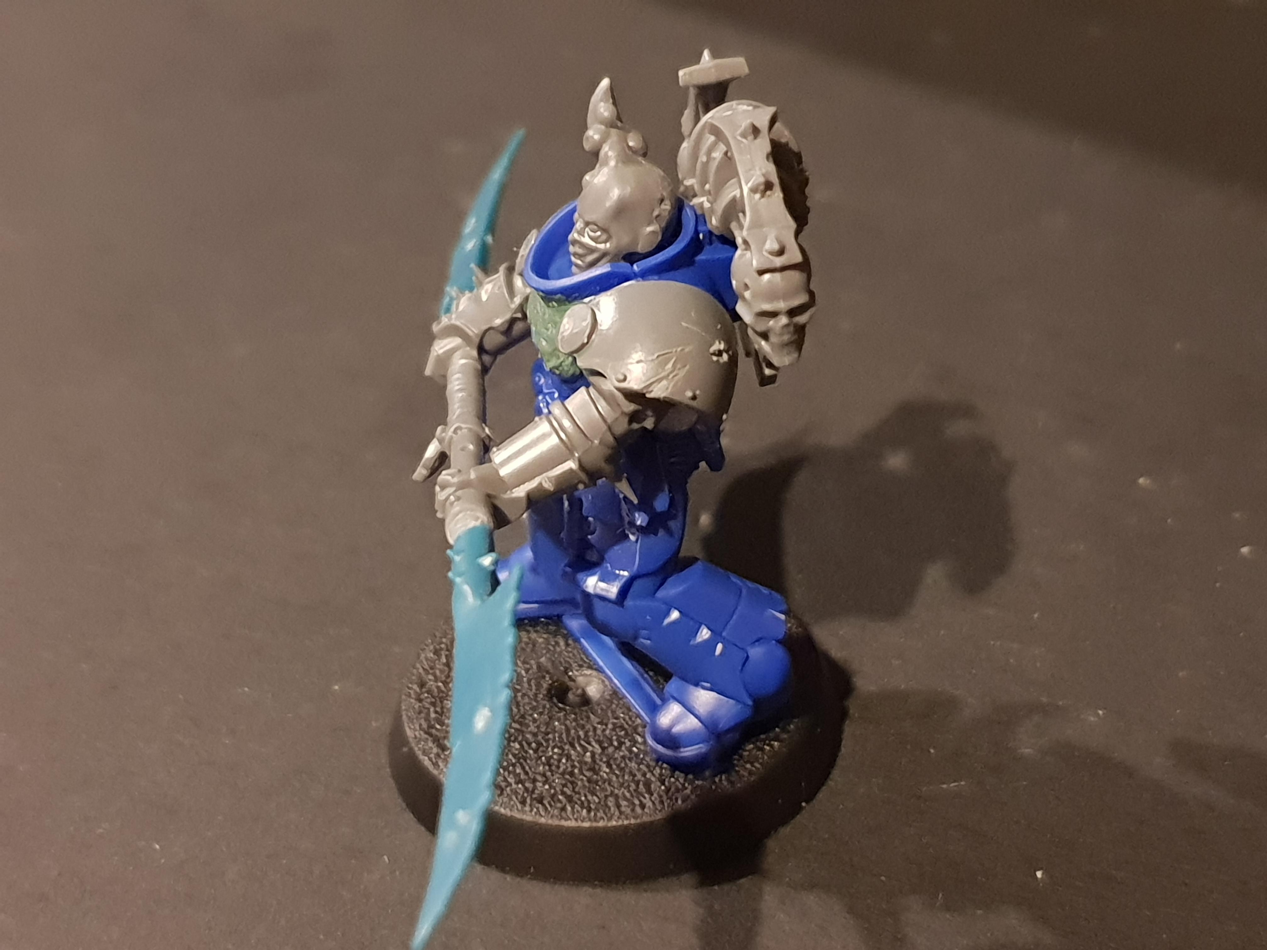 Chaos, Chaos Space Marines, Conversion, Nurgle, Polearms, Warhammer 40,000, Work In Progress