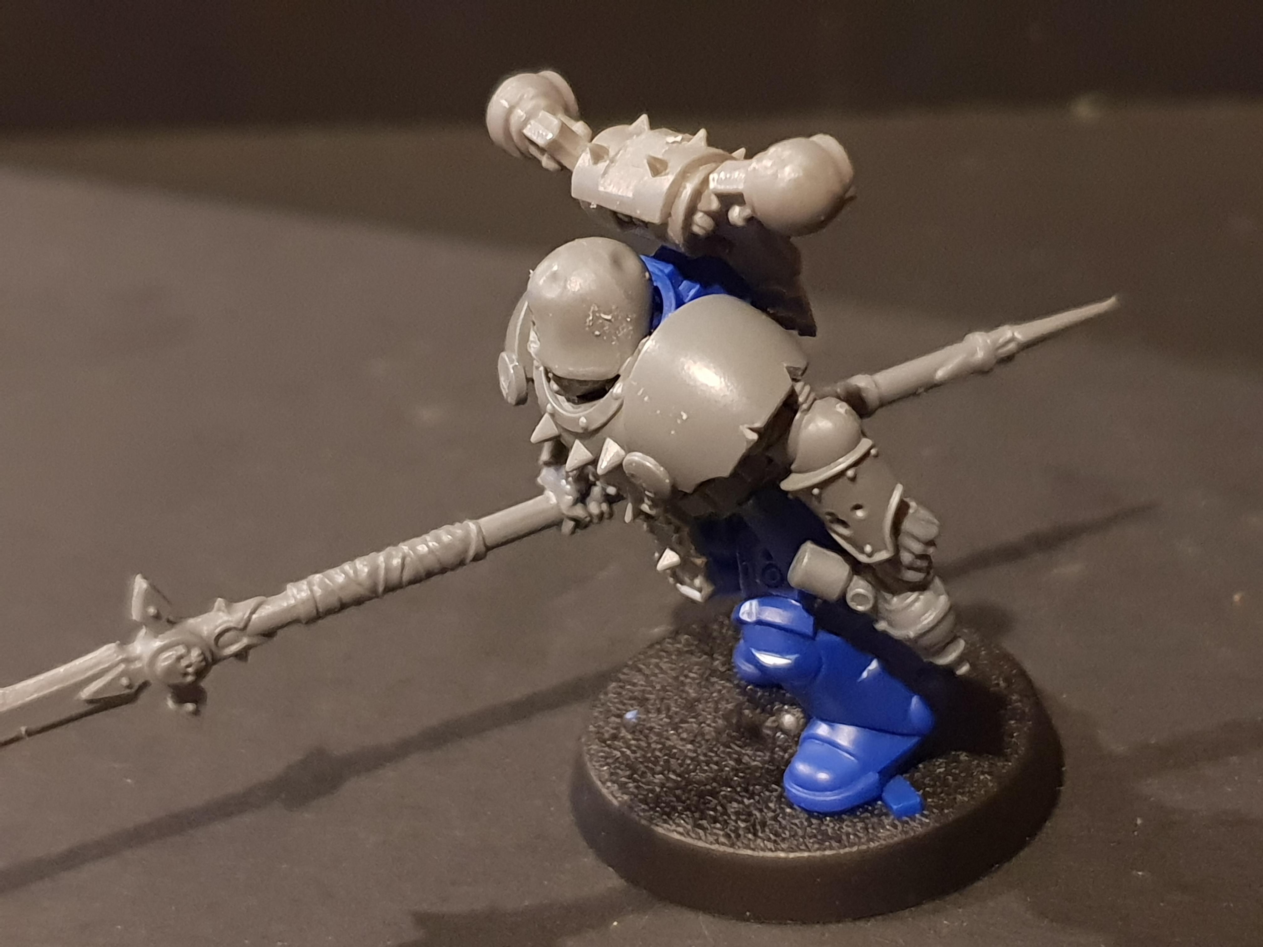 Chaos, Chaos Space Marines, Conversion, Nurgle, Polearms, Warhammer 40,000, Work In Progress