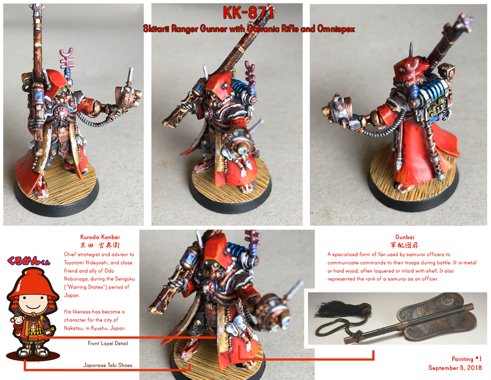 Enamel, Gunner, Japanese Inspired, Kill Team, Kt, Mechanicus, Mechanium, Omnispex, Warhammer 40,000
