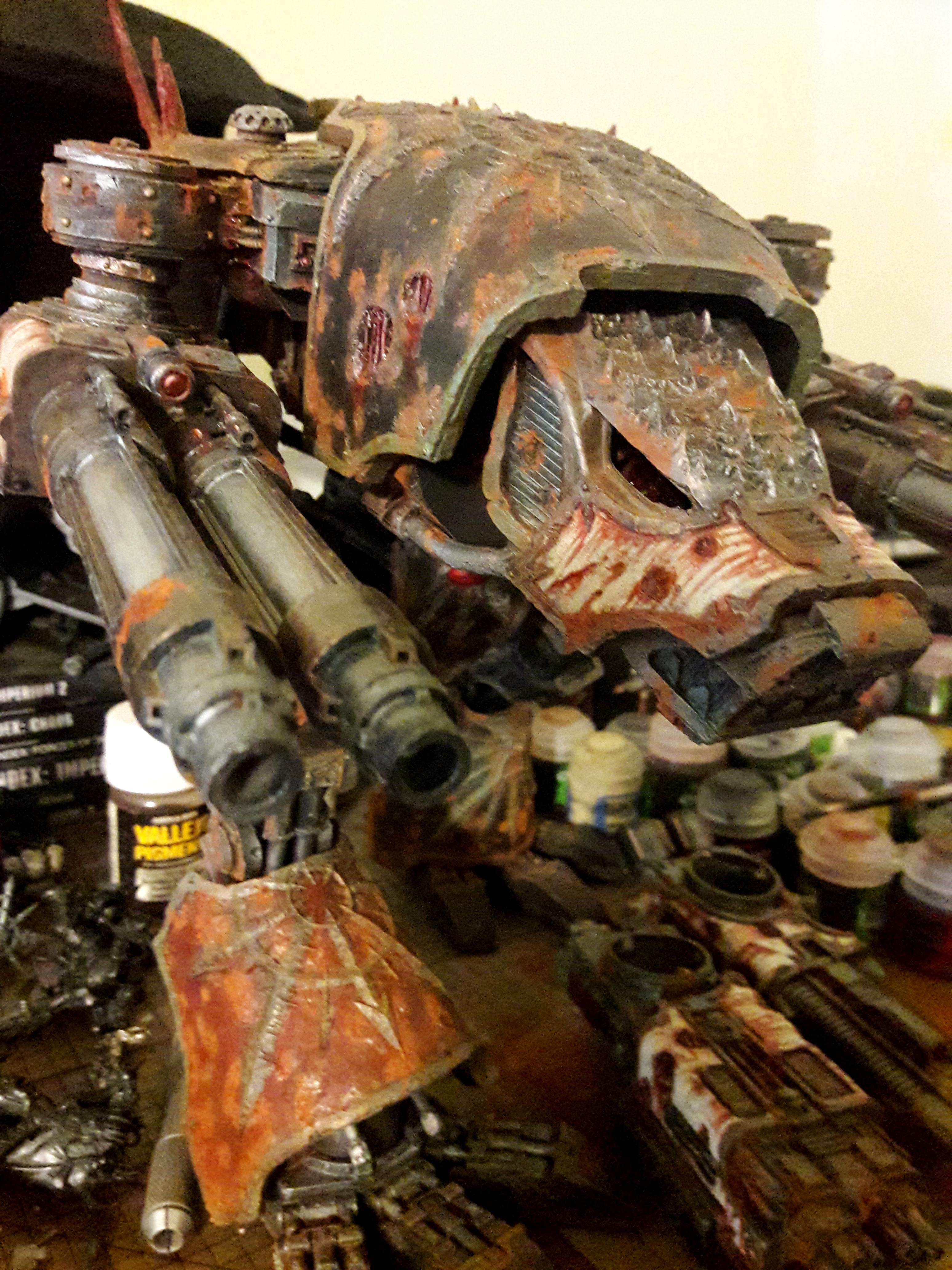 Chaos, Legio Mortis, Nurgle, Titan, Warhammer 40,000, Warhound