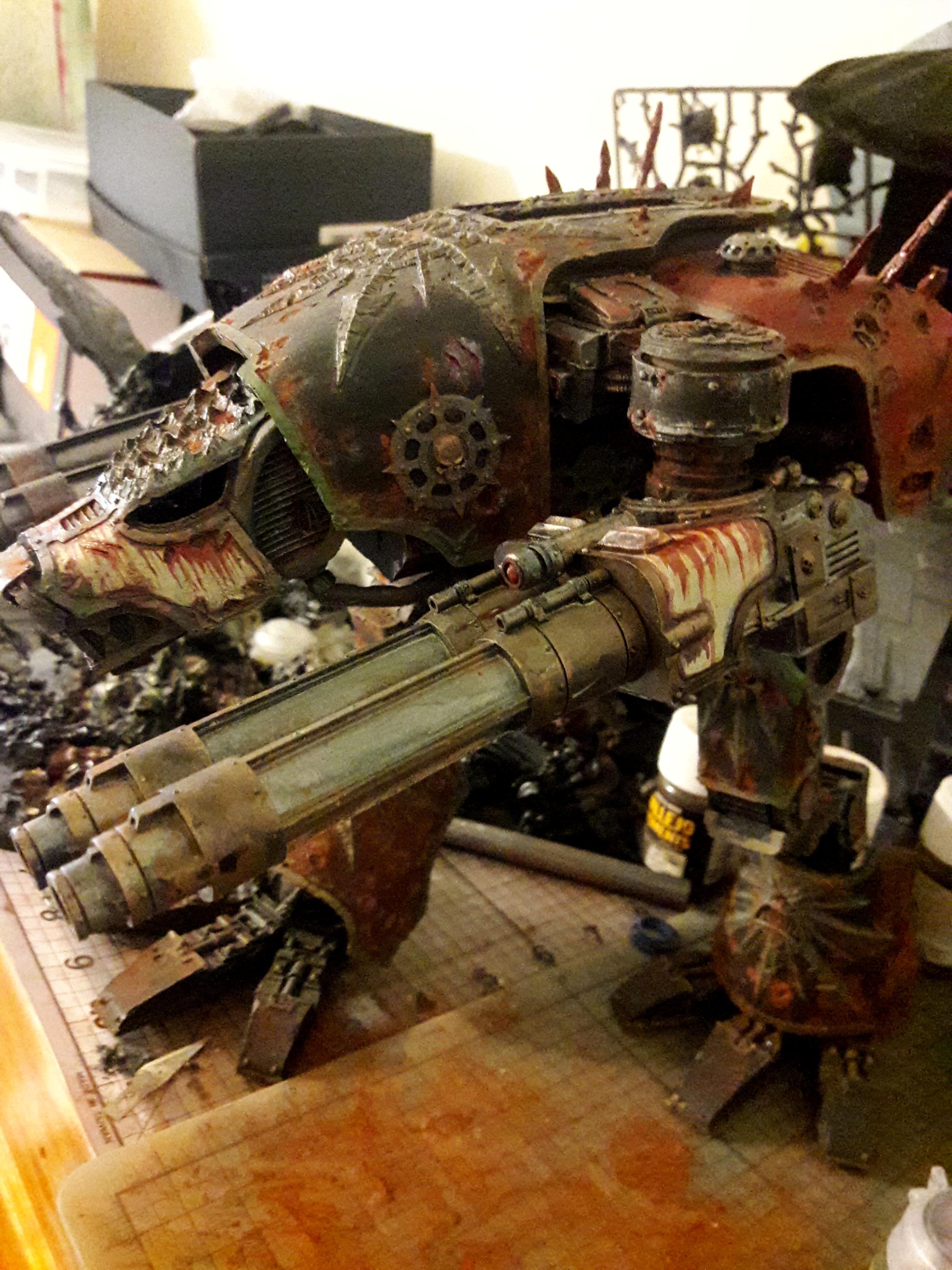 Chaos, Legio Mortis, Nurgle, Titan, Warhammer 40,000, Warhound