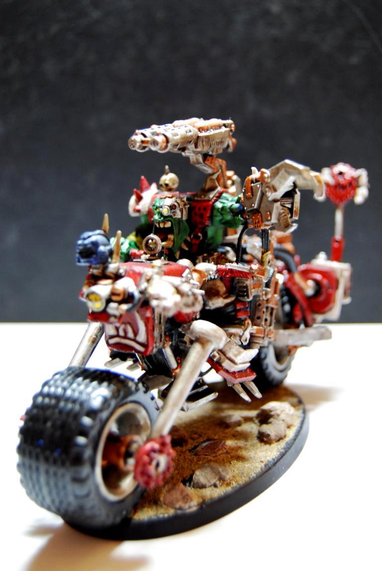 Warboss on Warbike colour 1