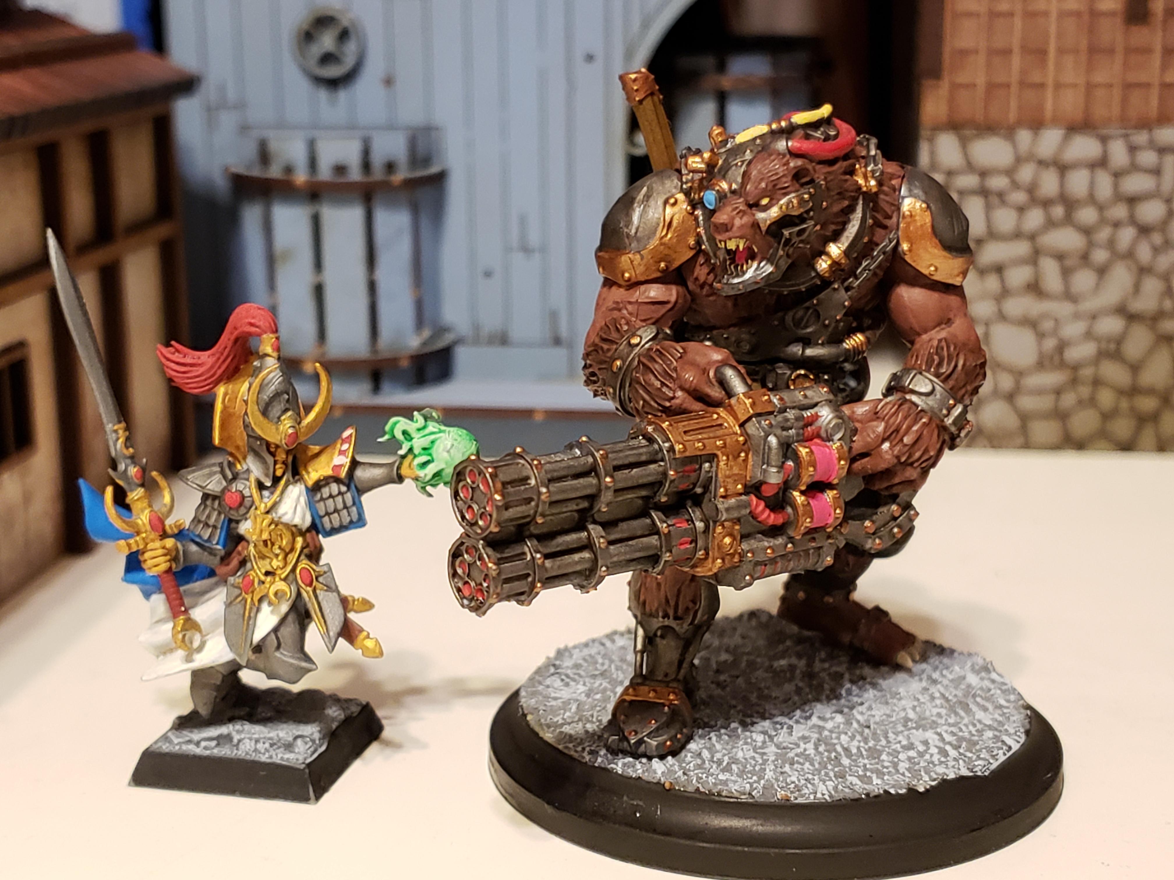 Steampunk Cyborg Werebear