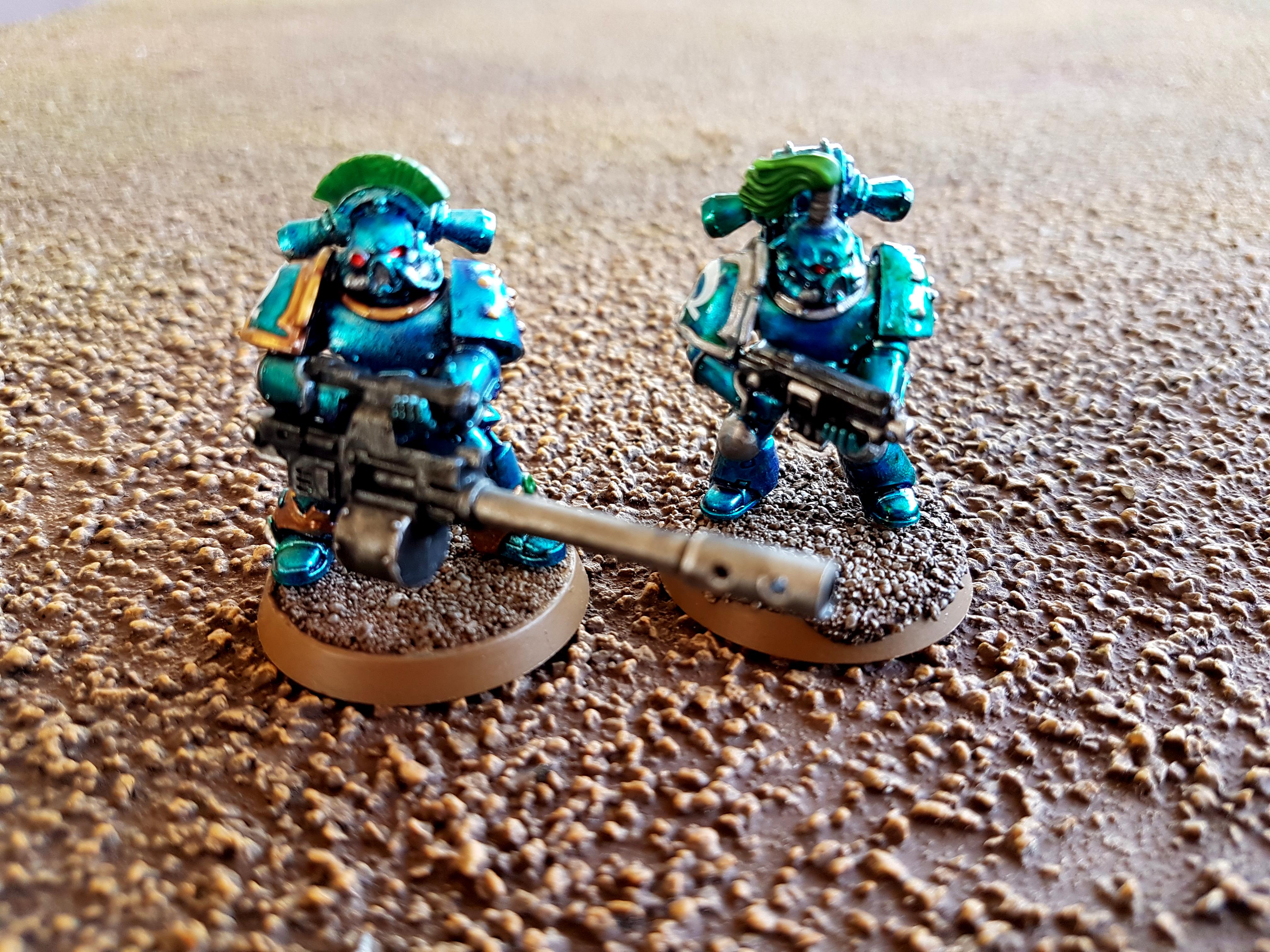 30k, Alpha Legion, Chaos, Havocs, Horus Heresy, Legion, Metallic, Space Marines