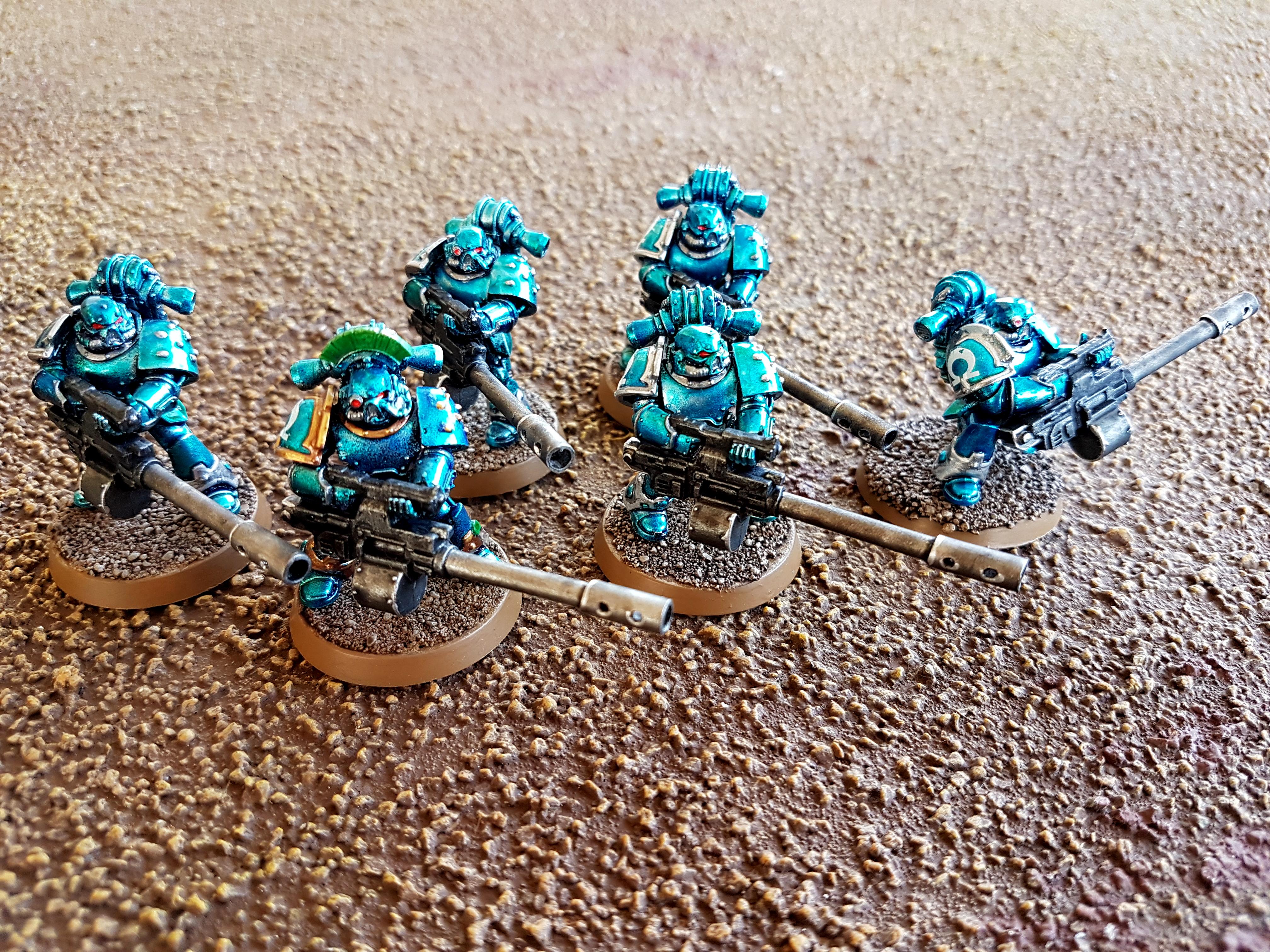 30k, Alpha Legion, Chaos, Havocs, Horus Heresy, Legion, Metallic, Space Marines