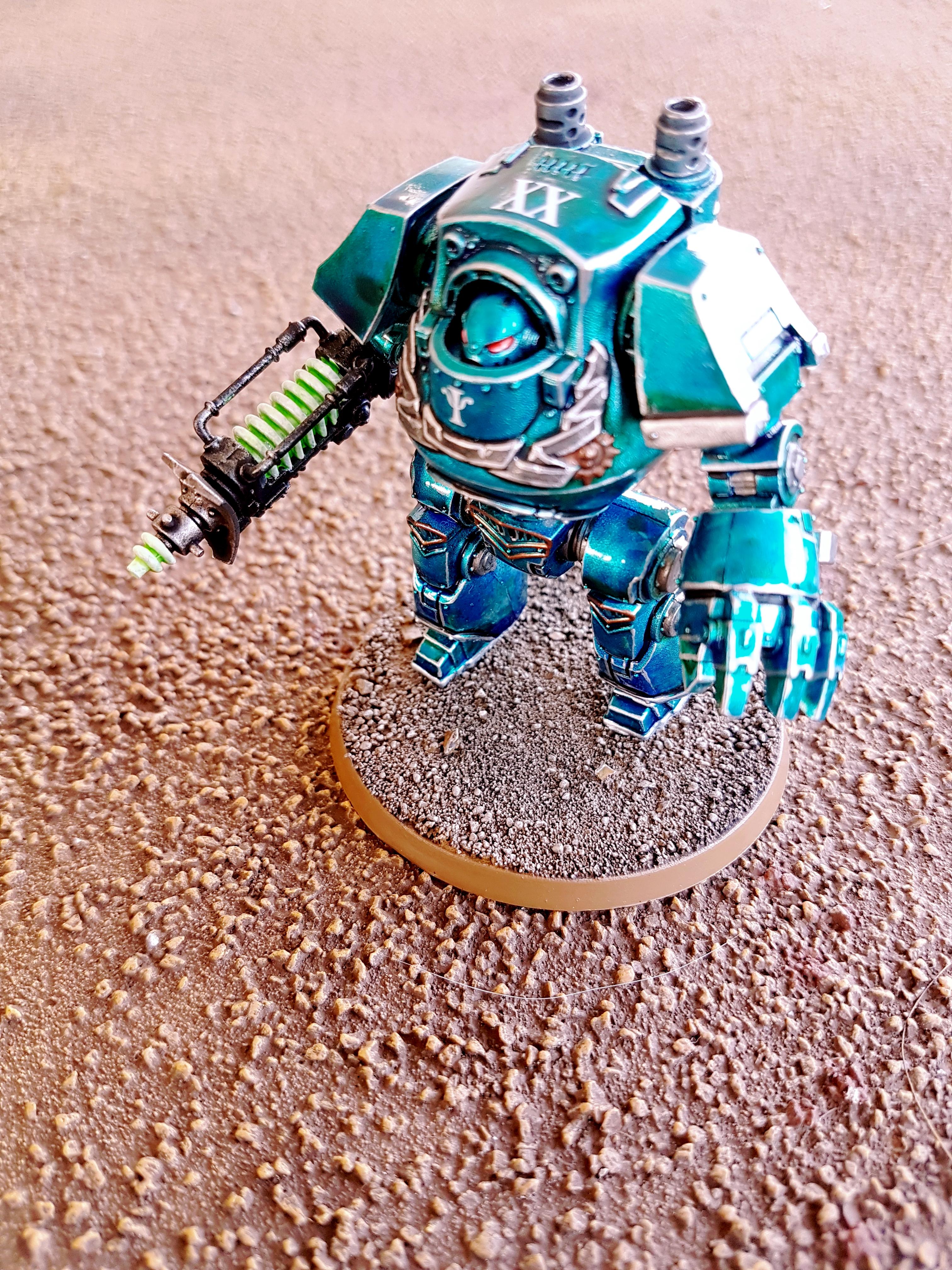 30k, Alpha Legion, Chaos, Contemptor, Dreadnought, Horus Heresy, Legion, Metallic, Space Marines