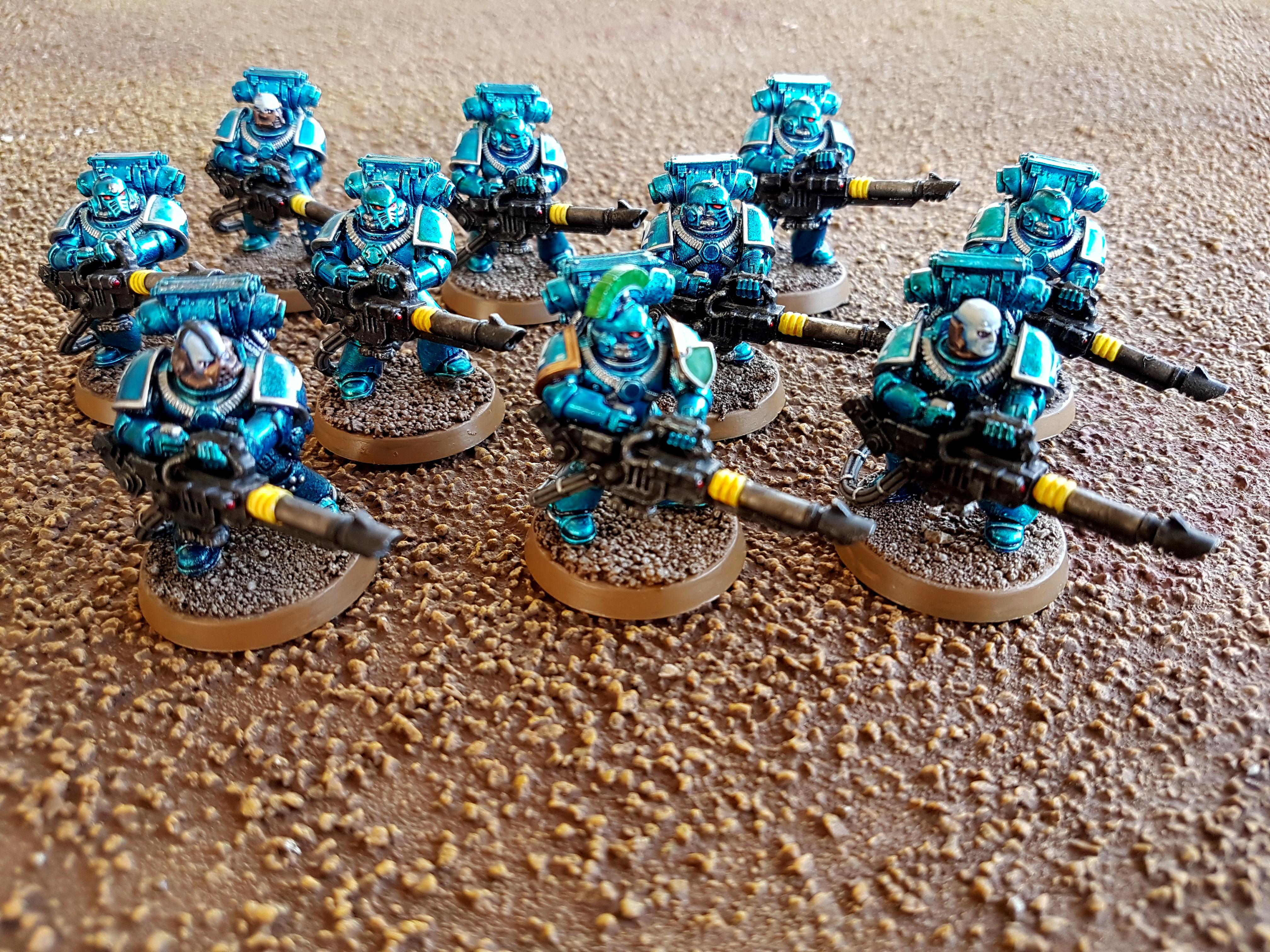 30k, Alpha Legion, Chaos, Horus Heresy, Legion, Metallic, Space Marines