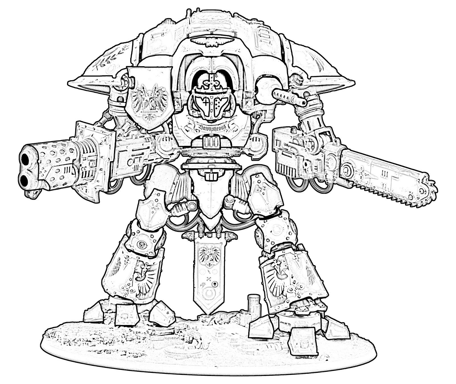 Blank Drawn Knight Front