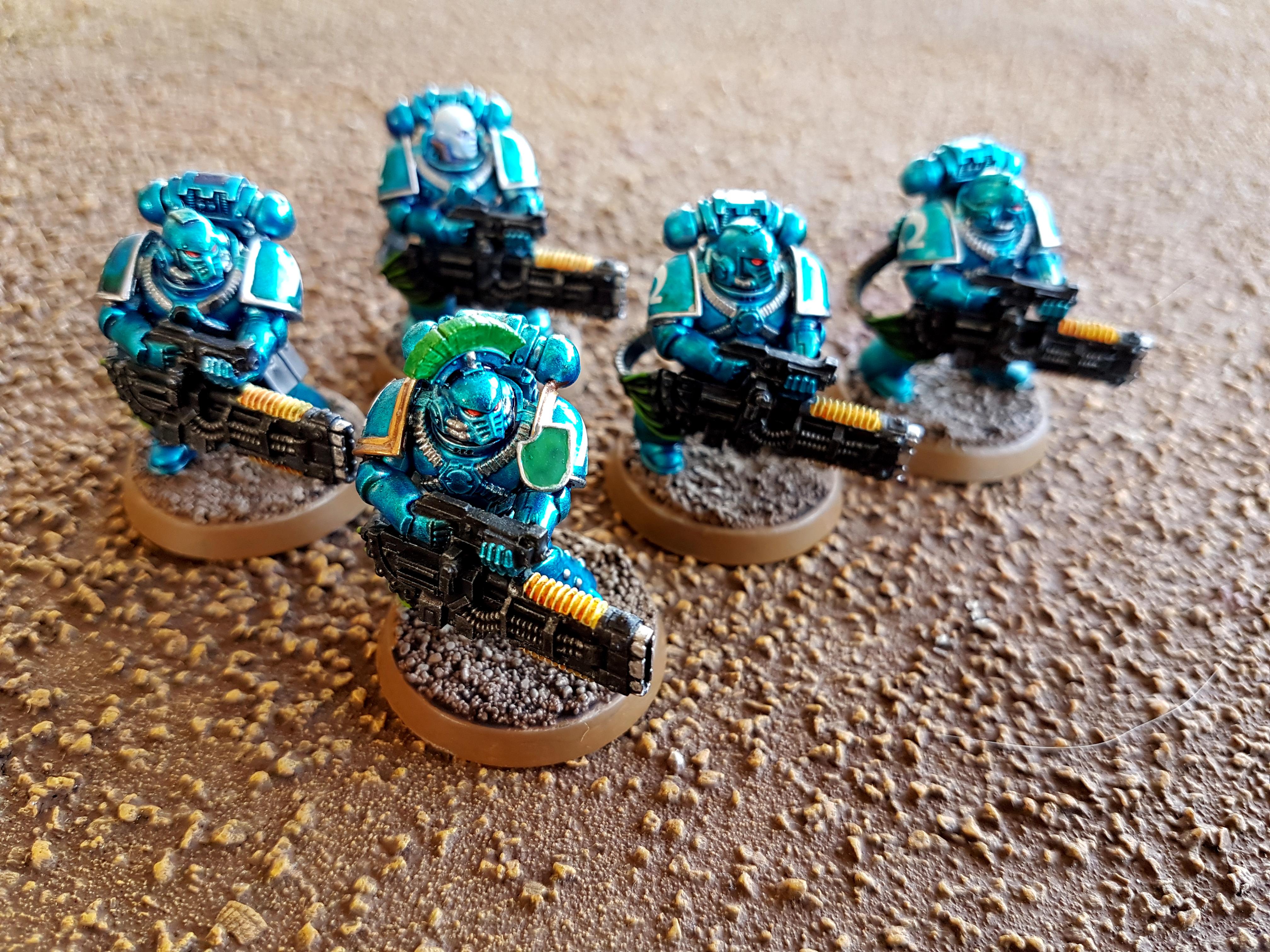 30k, Alpha Legion, Chaos, Horus Heresy, Legion, Metallic, Space Marines