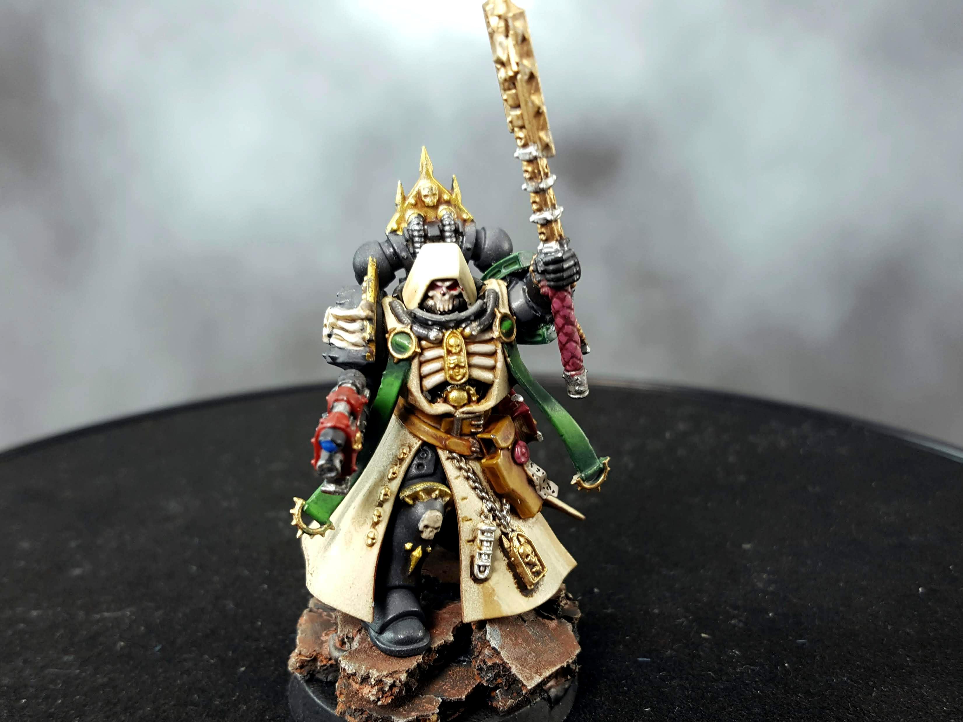 Chaplain Conversion, Conversion, Dark Angels, Interrogator Chaplain, Primaris, Primaris Chaplain, Primaris Conversion, True Scale Conversion, True Scale Space Marine