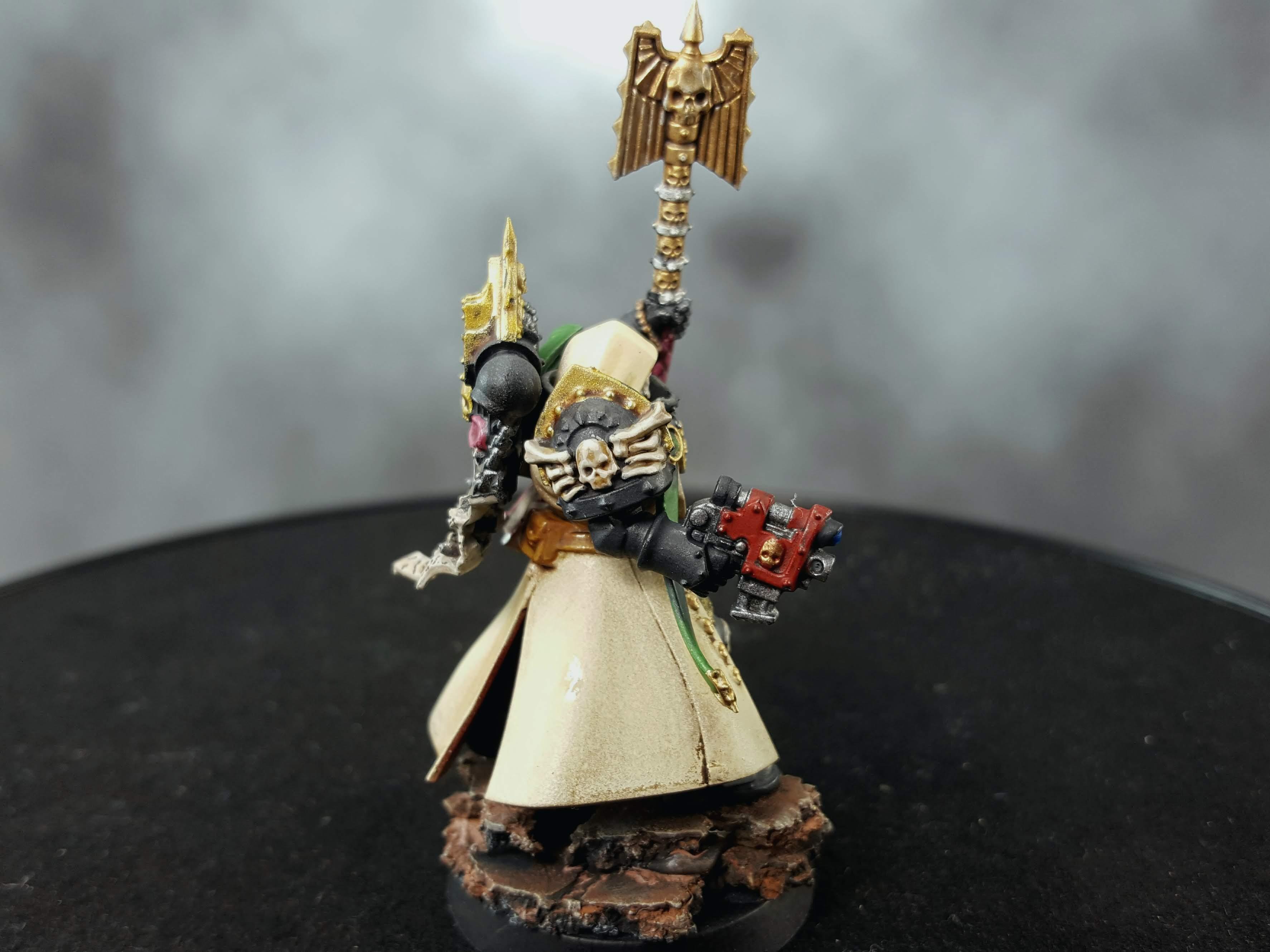 Chaplain Conversion, Conversion, Dark Angels, Interrogator Chaplain, Primaris, Primaris Chaplain, Primaris Conversion, True Scale Conversion, True Scale Space Marine