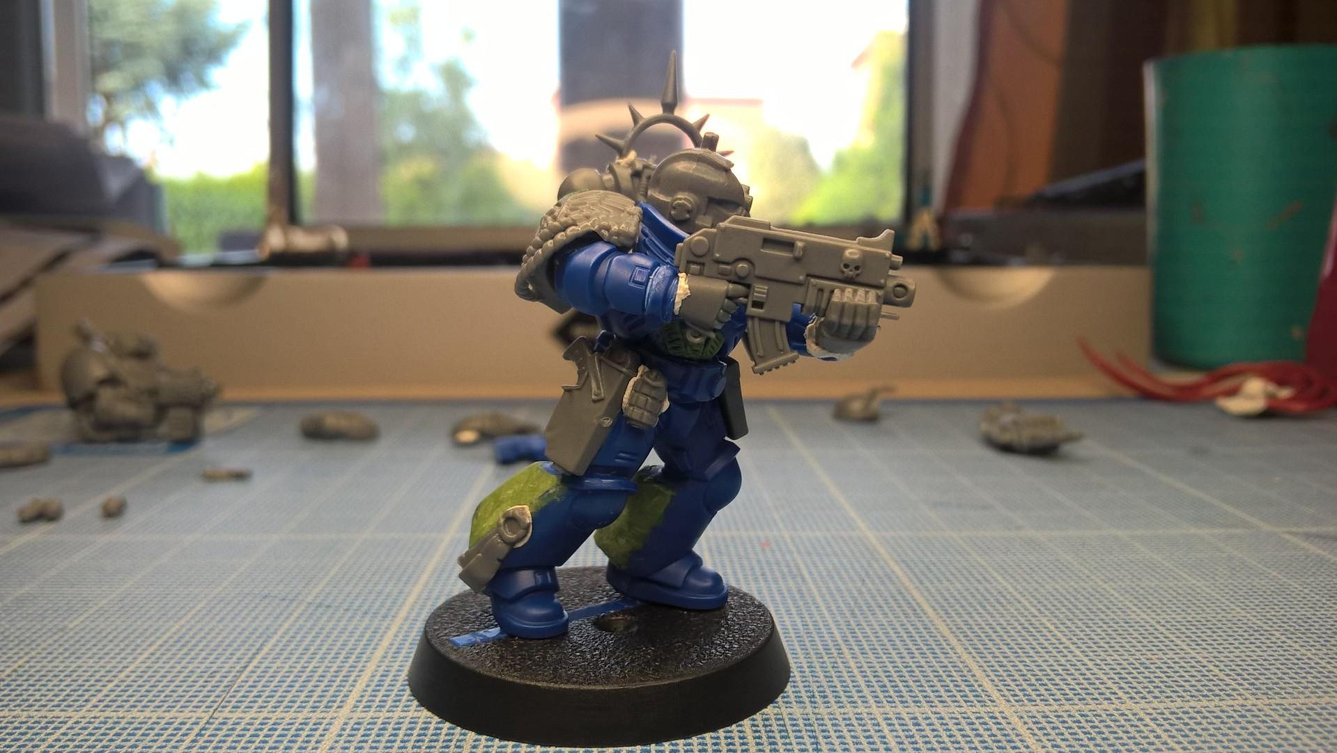 Conversion, Imperial Fists, Primaris, Solar Lions, Space Marines, Warhammer 40,000