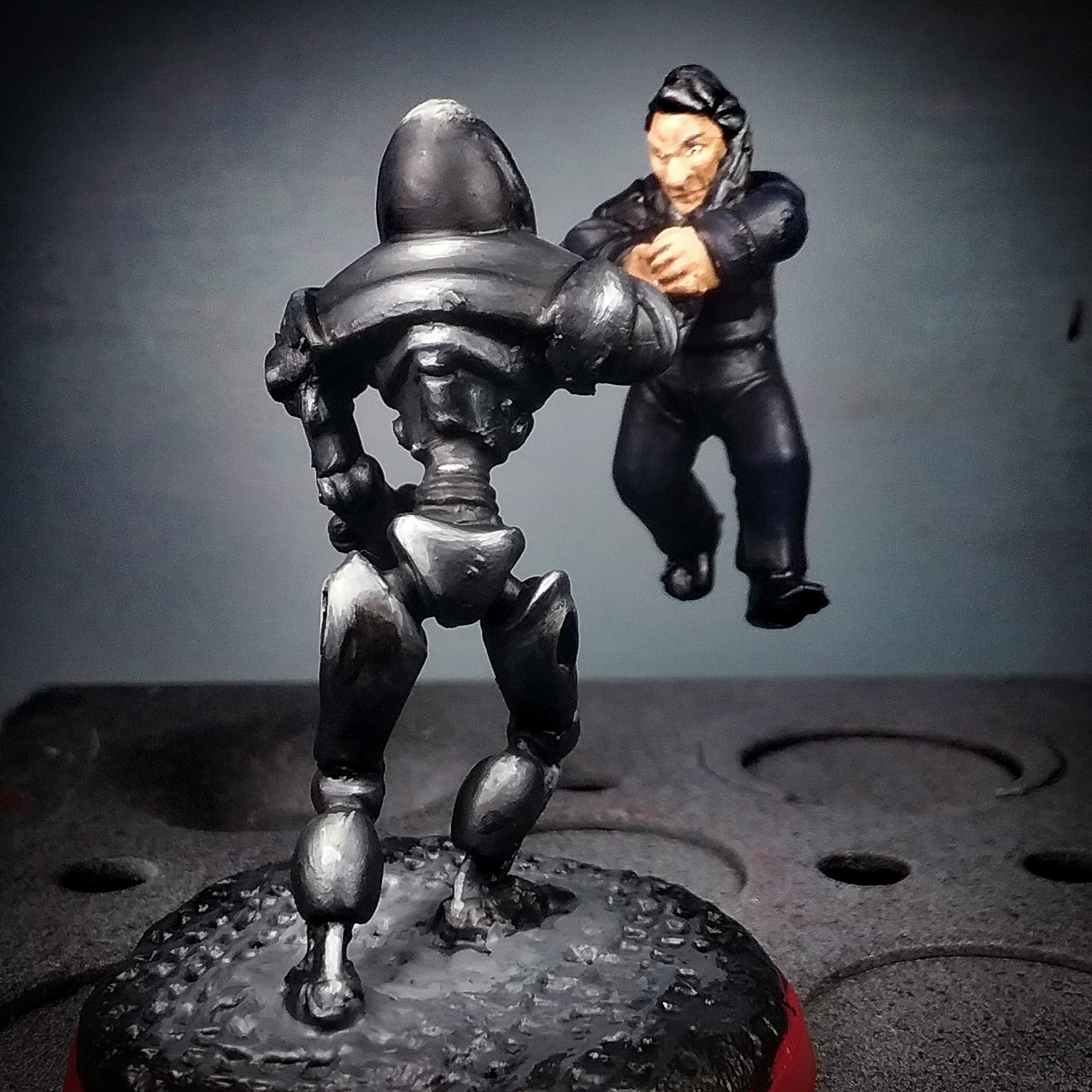 28mm Battlestar Galactica Miniatures, Battlestar Galactica, Battlestar Galactica Miniatures, Centron, Centurion, Cp Models, Cylon, Cylon Centurion, Robot, Sci Fi Robot