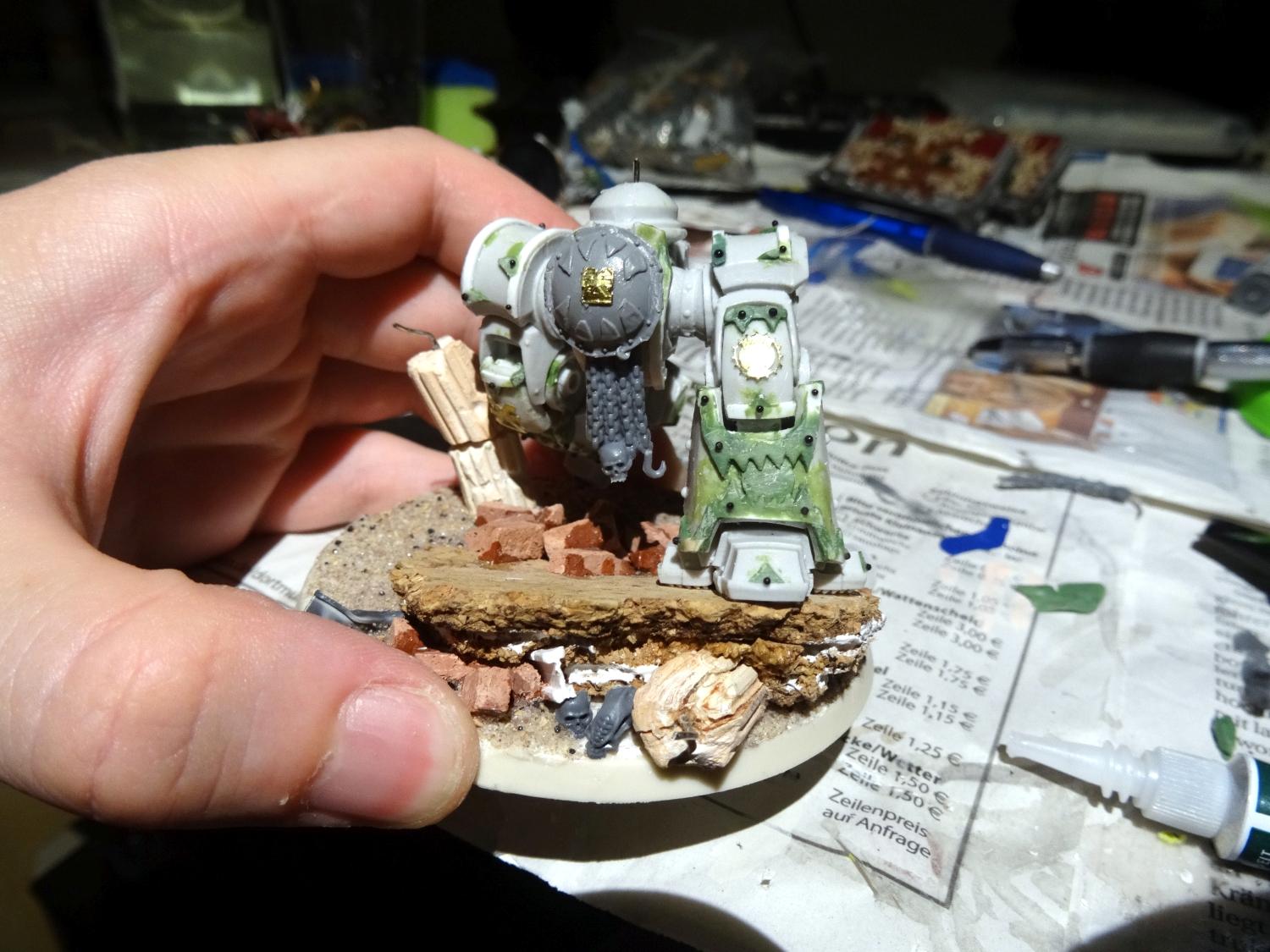 Chaos, Chaos Space Marines, Conversion, Dreadnought, Forge World, Khorne, Leviathan, Space Marines, World Eaters