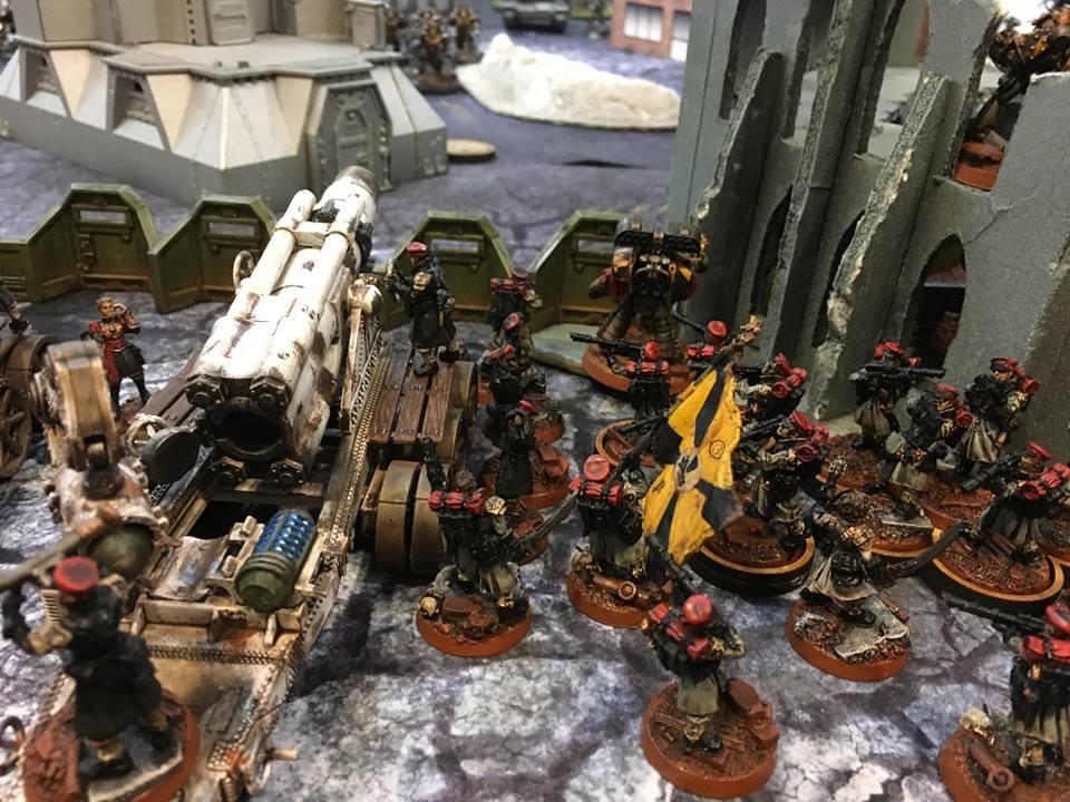 30k, Battle Report, Horus Heresy, Imperialis Militia, Iron Warriors