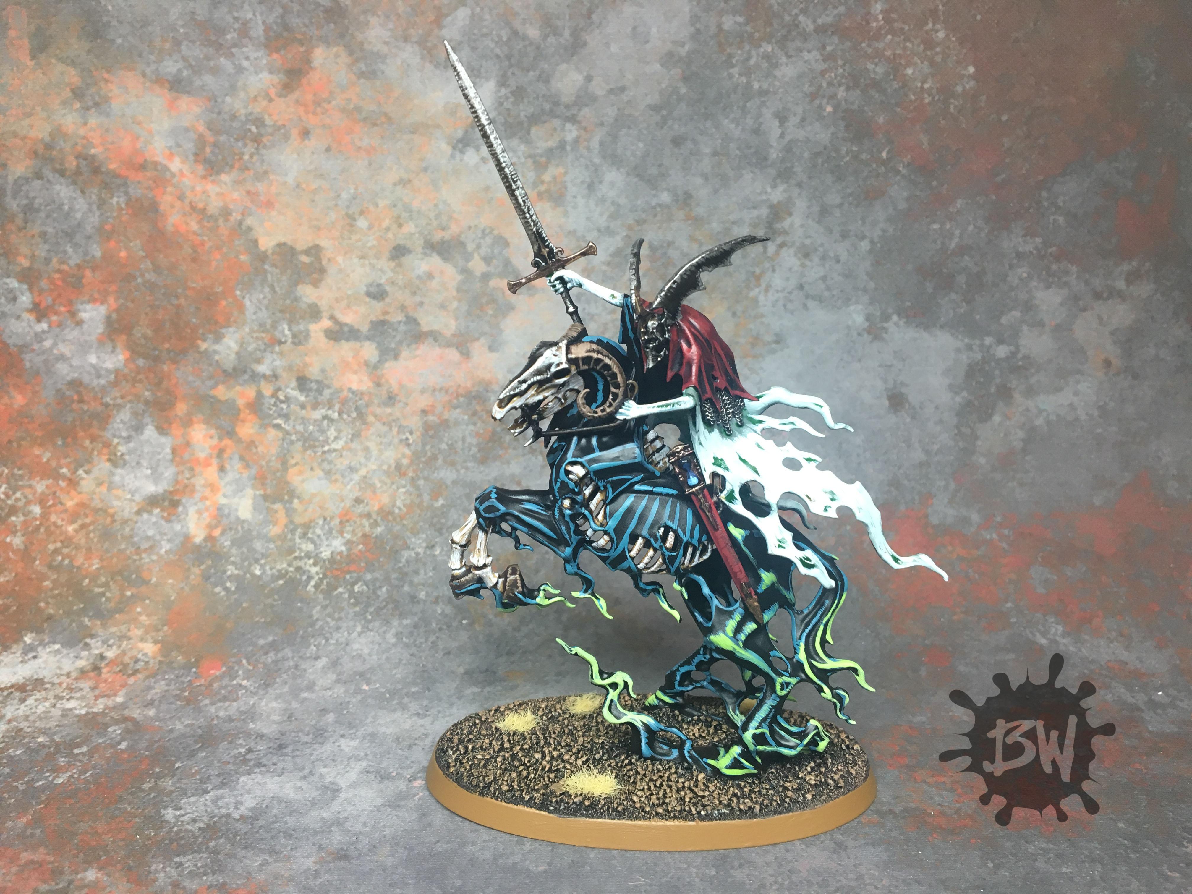 Age Of Sigmar, Death, Ethereal Steed, Games Workshop, Knight Of Shrouds, Knight Of Shrouds On Ethereal Steed, Nighthaunt, Pro-painted, Warhammer Fantasy