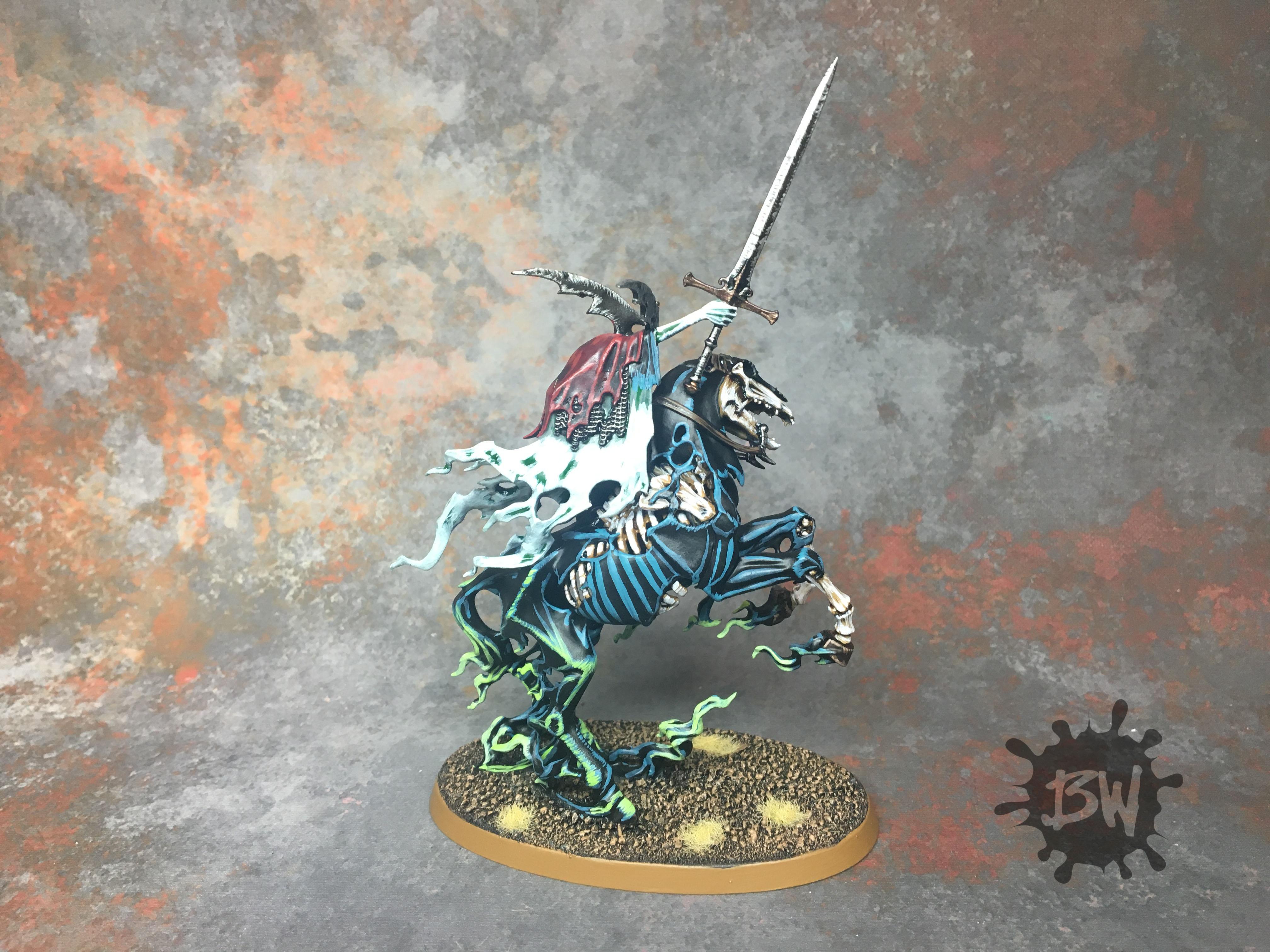 Age Of Sigmar, Death, Games Workshop, Knight Of Shrouds On Ethereal Steed, Nighthaunt, Warhammer Fantasy
