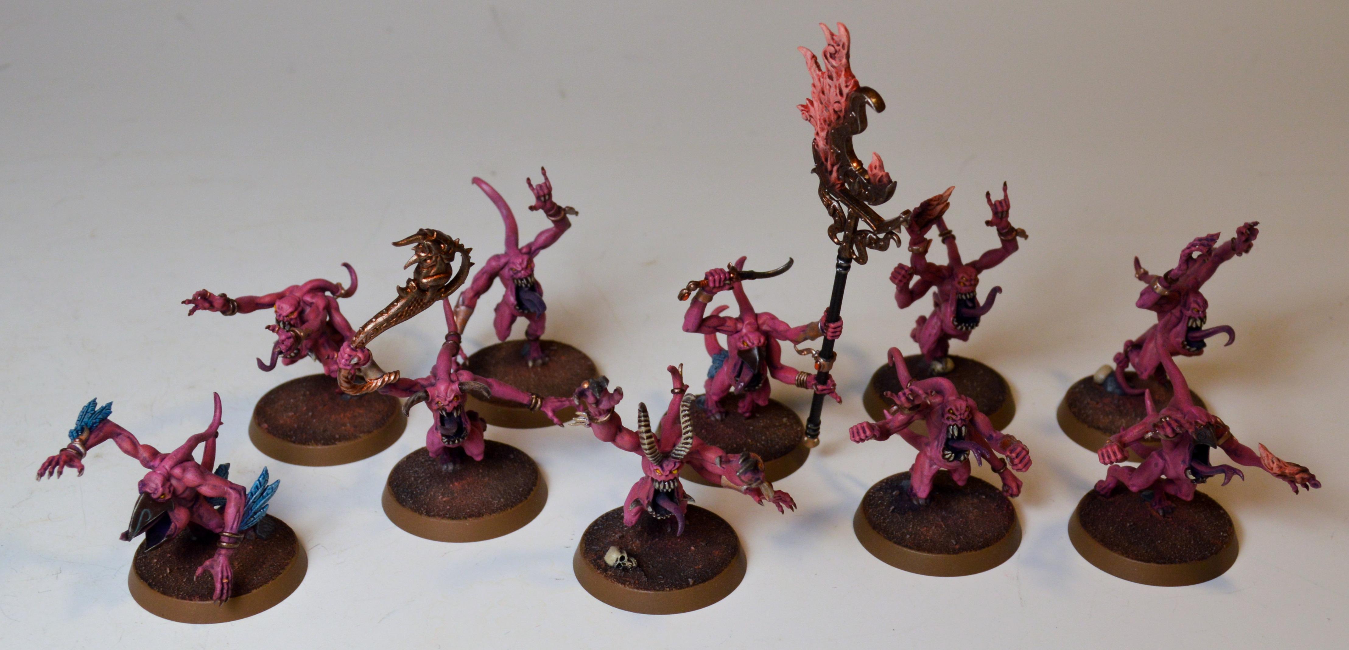 Daemon Of Chaos, Pink Horrors, Tzeentch