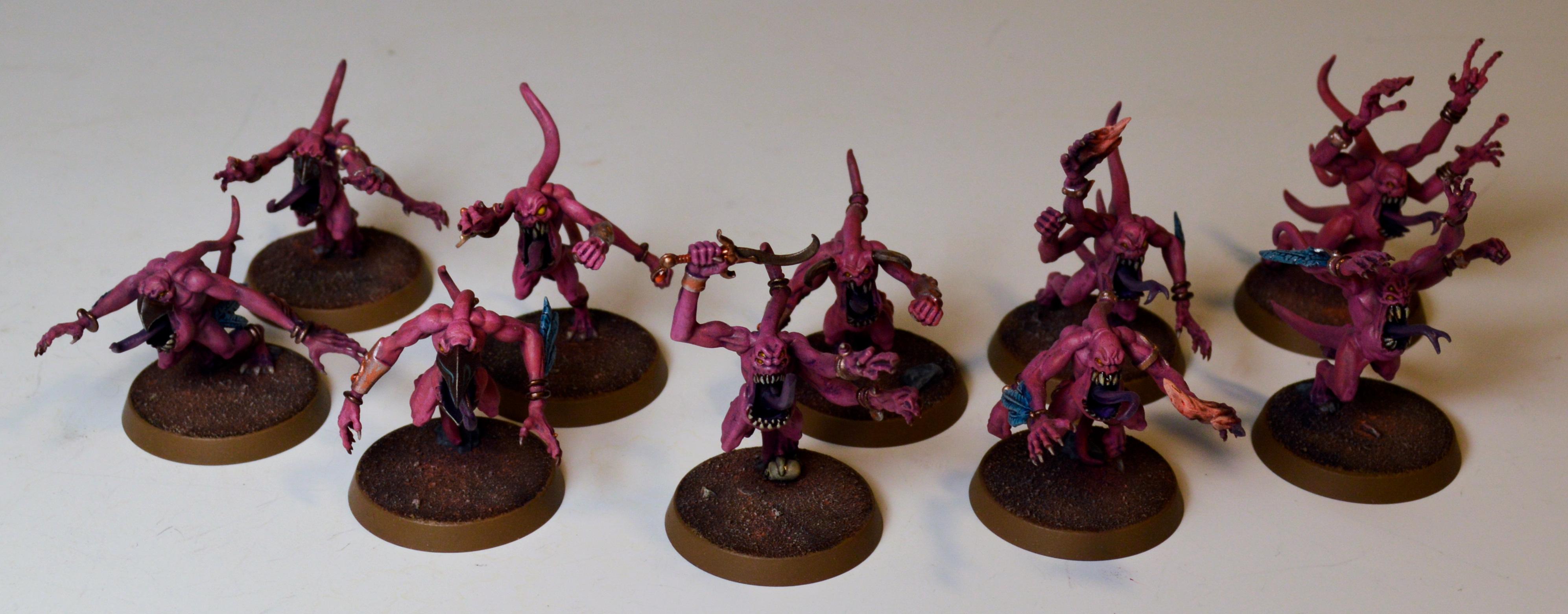 Daemon Of Chaos, Pink Horrors, Tzeentch