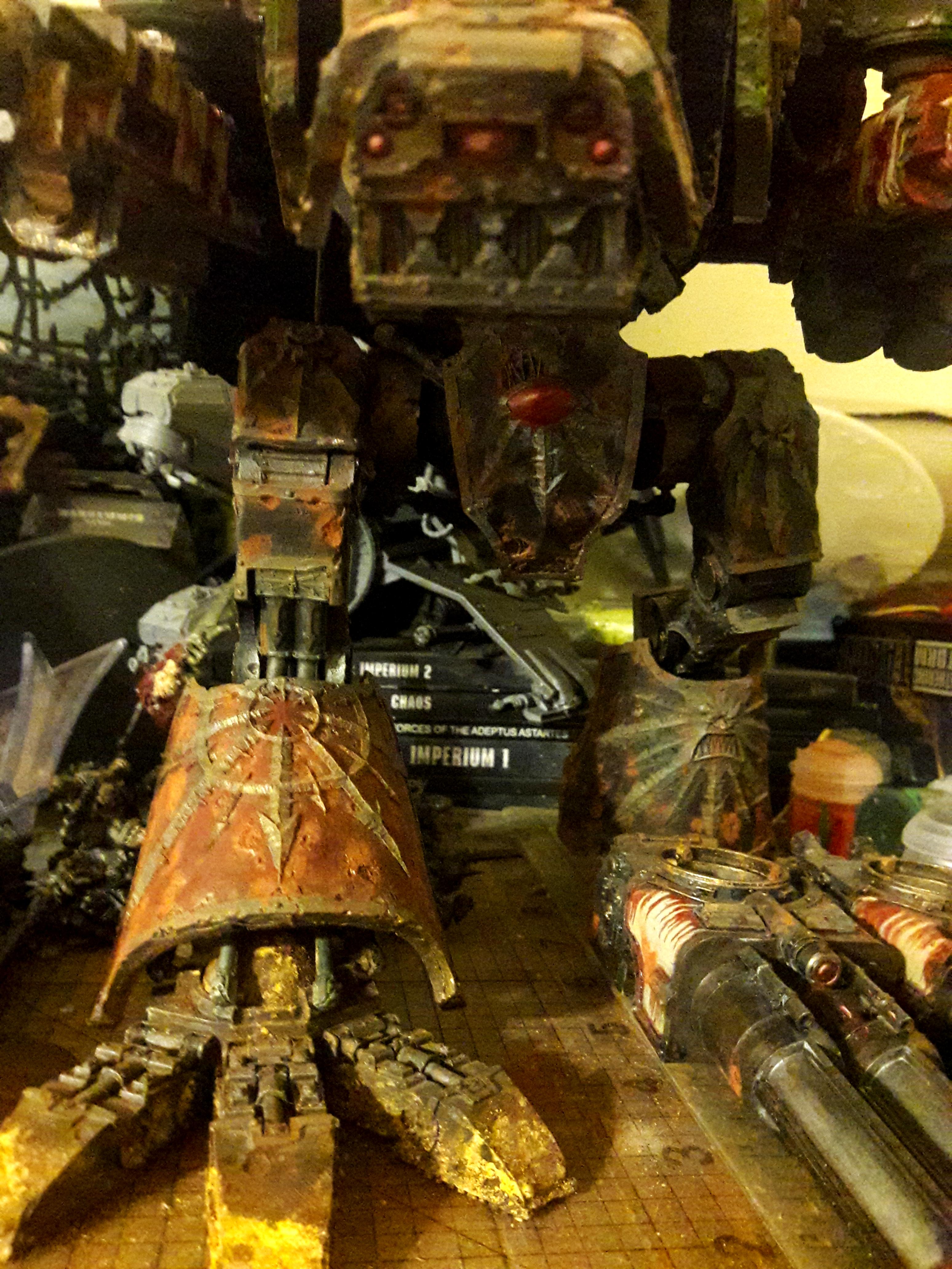 Chaos, Legio Mortis, Nurgle, Titan, Warhammer 40,000, Warhound