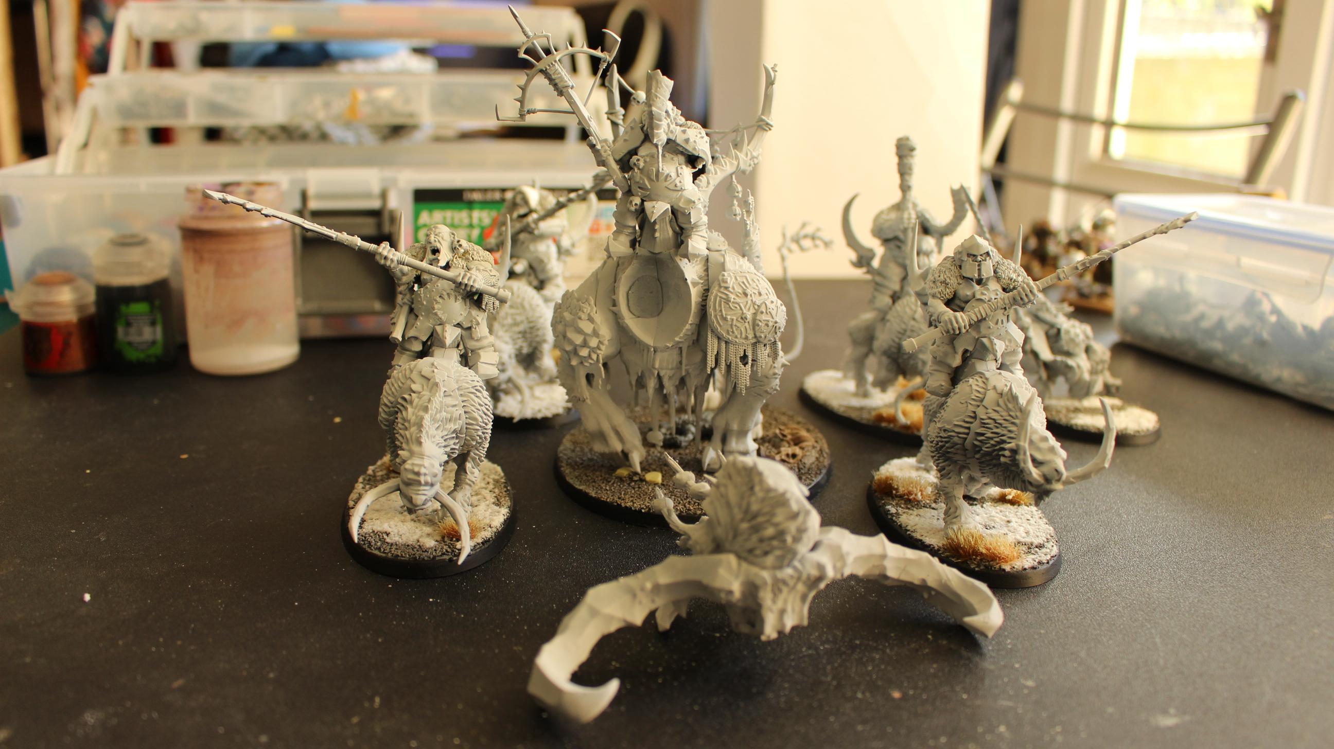 The contents of the SC box after priming