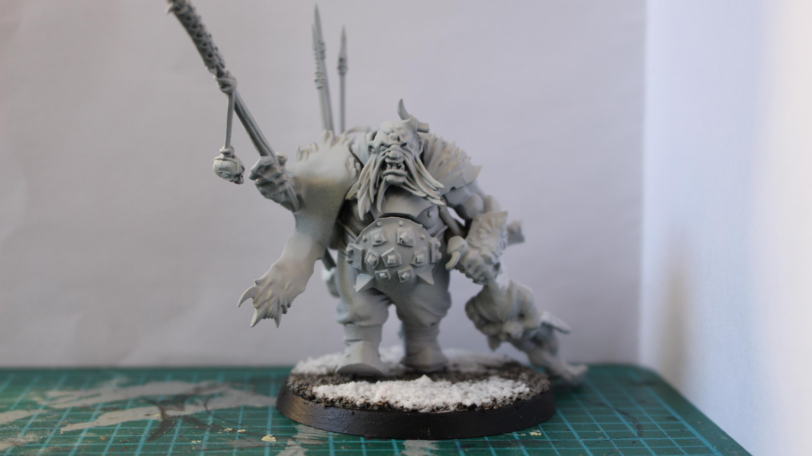 Firstly, WIP shots of an Icebrow hunter made from spare parts