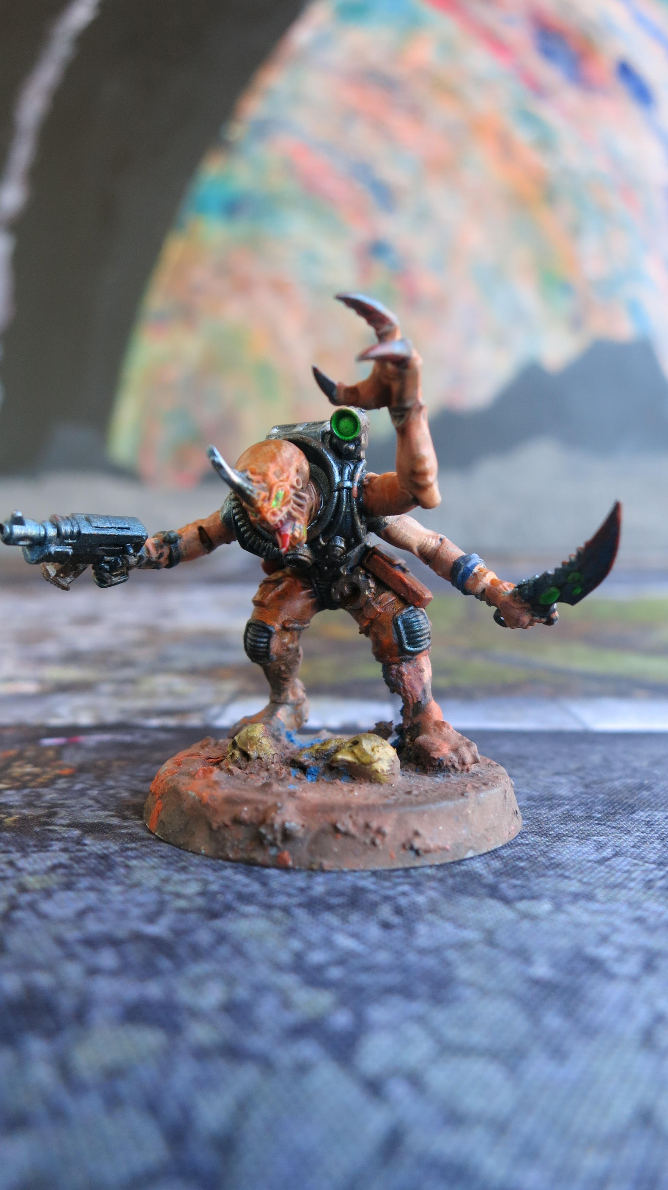 Acolyte Hybrid, Autopistol, Blasting Charge, Cultist Knife, Genestealer Cult, Rending Claw