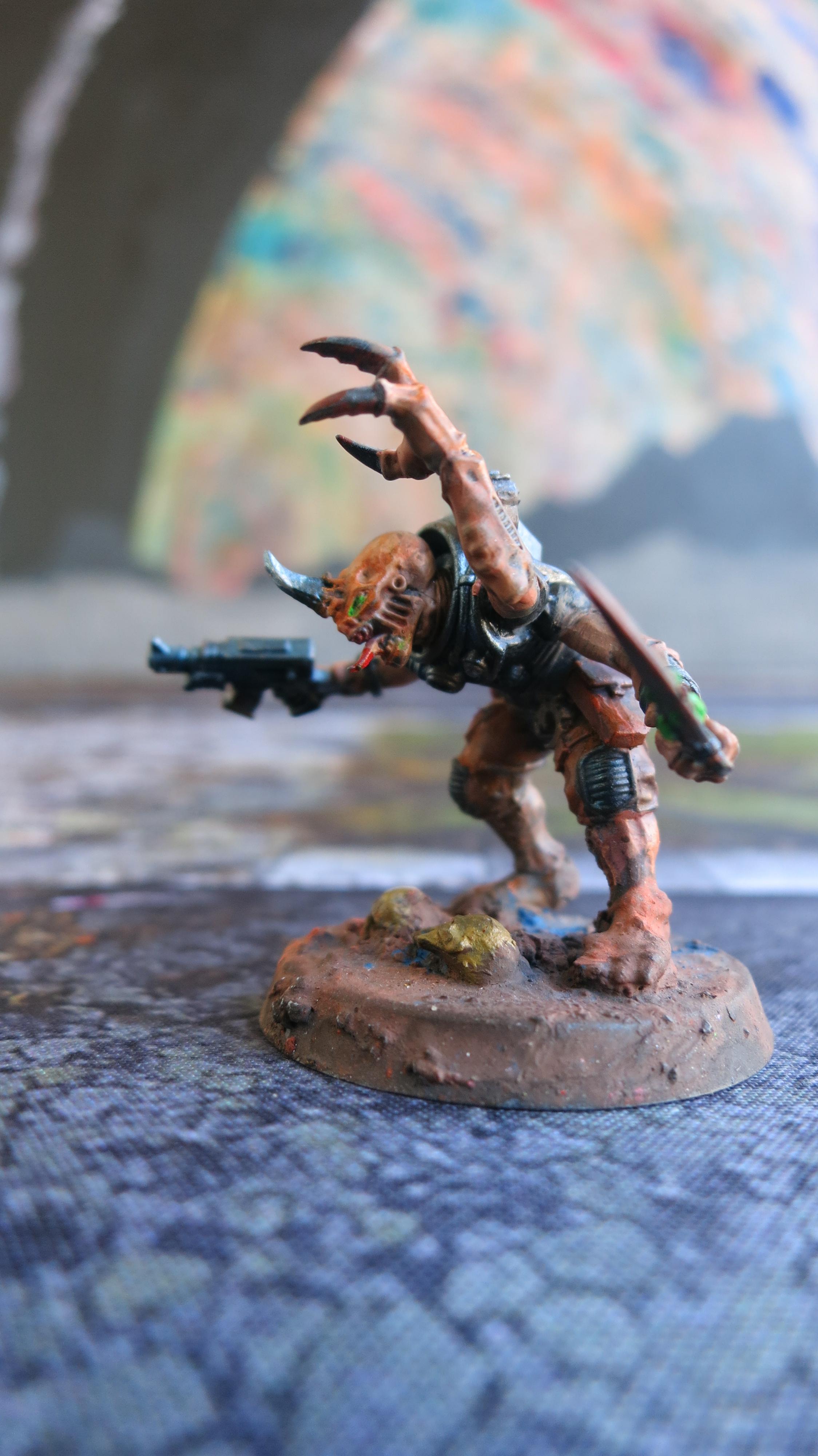 Acolyte Hybrid, Autopistol, Blasting Charge, Cultist Knife, Genestealer Cult, Rending Claw