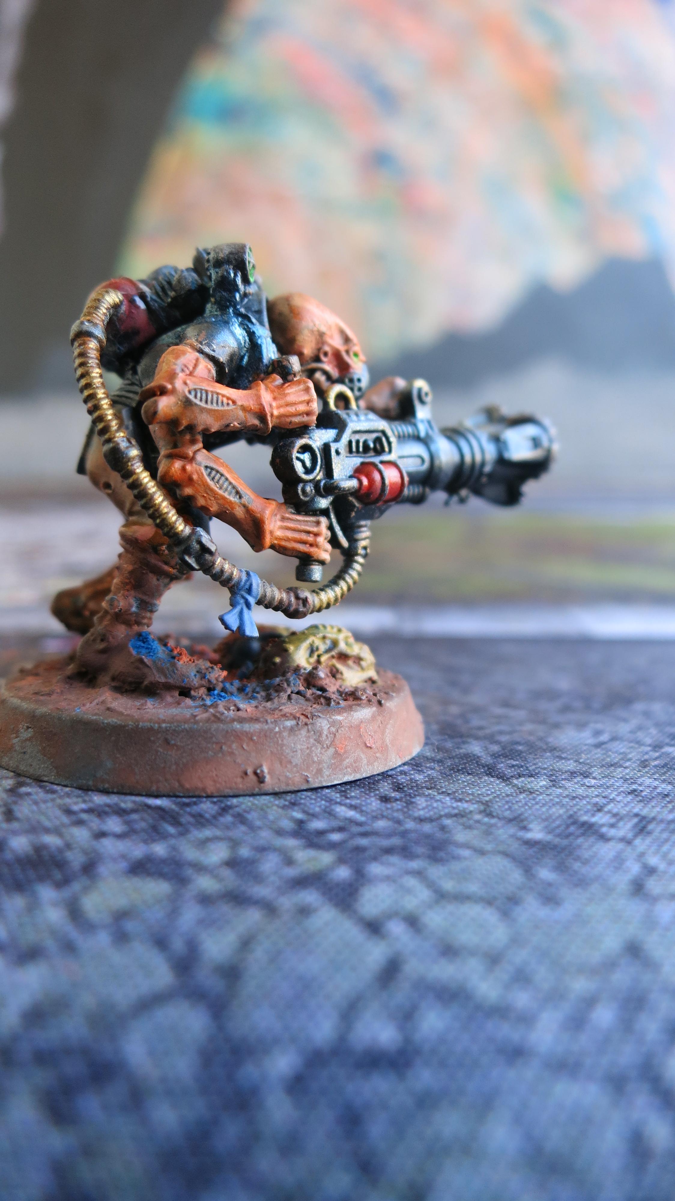 Acolyte Hybrid, Genestealer Cult, Heavy Rock Drill