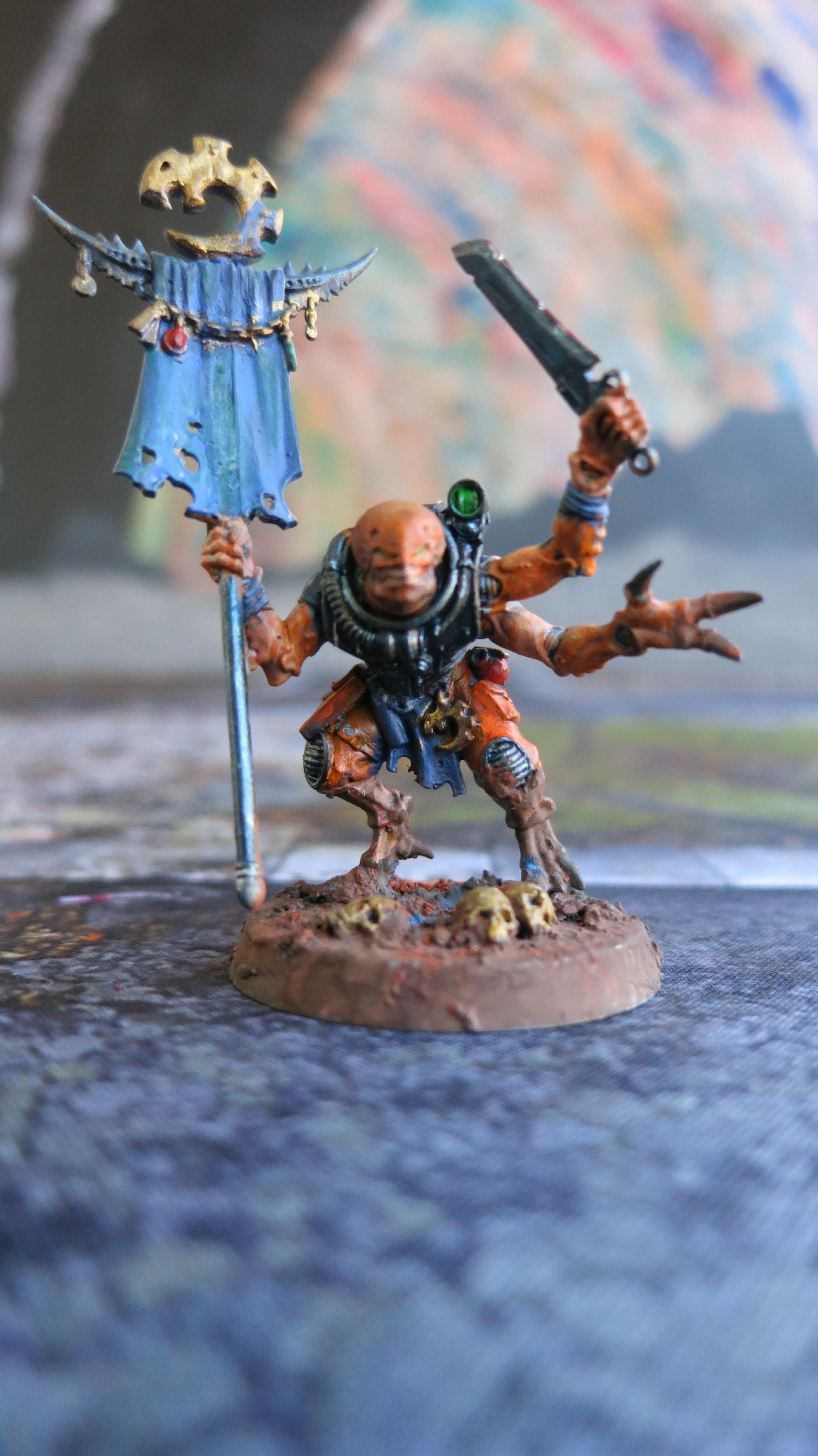 Acolyte Hybrid, Blasting Charge, Cultist Icon, Cultist Knife, Genestealer Cult, Rending Claw