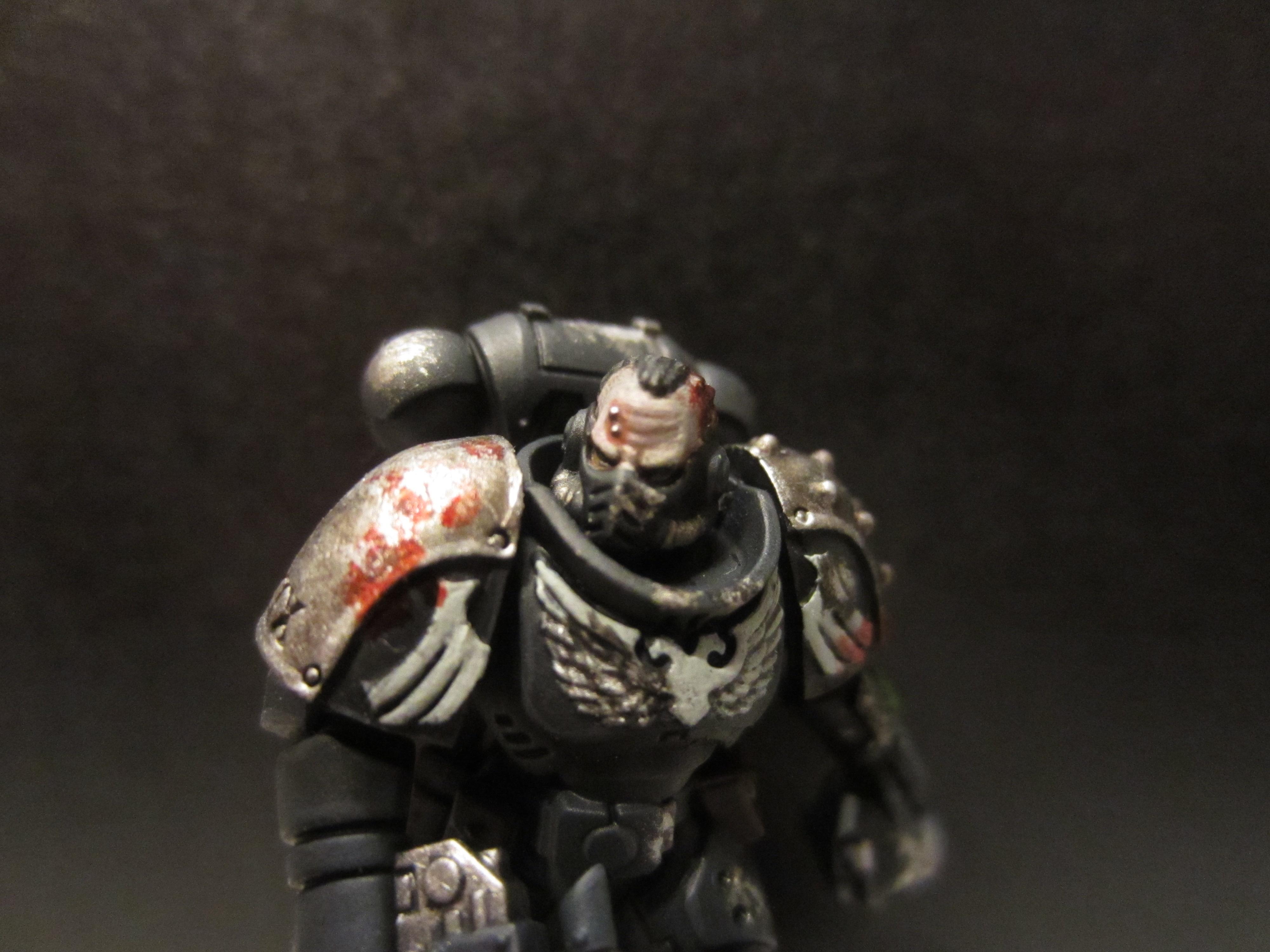 500 Store, Adeptus Astartes, Black, Lieutenant, Limited Edition, Primaris, Raven Guard, Space Marines, White
