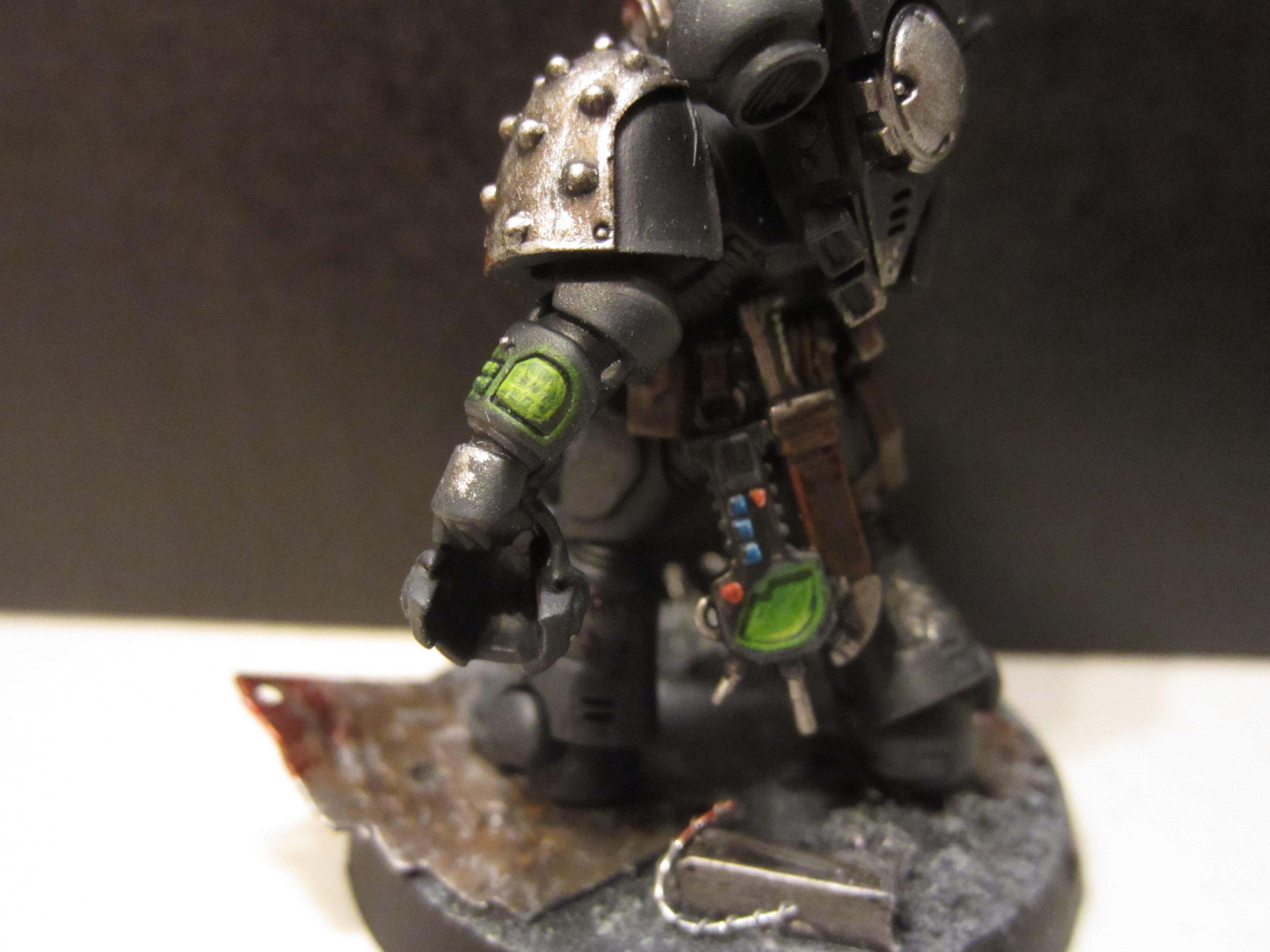 500 Store, Adeptus Astartes, Black, Lieutenant, Limited Edition, Primaris, Raven Guard, Space Marines, White