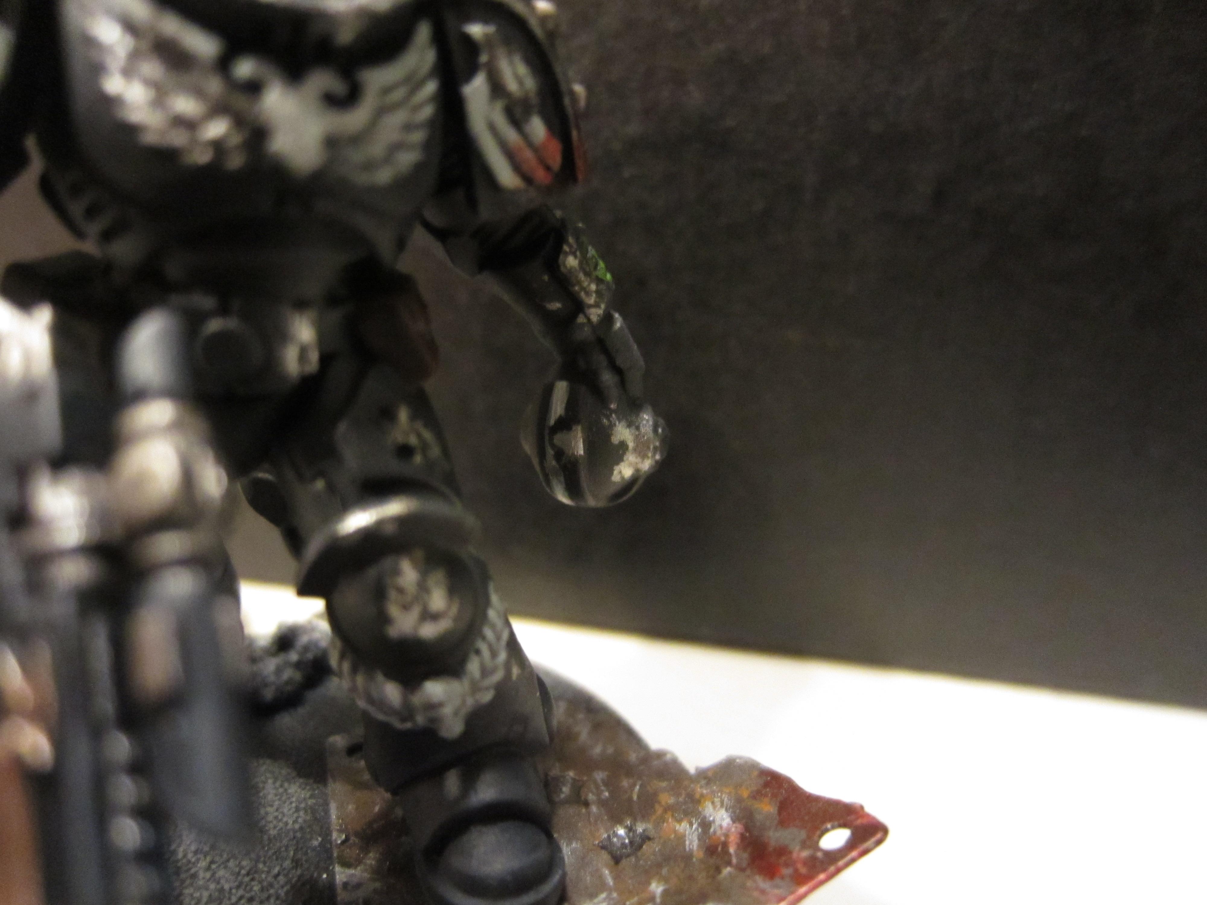 500 Store, Adeptus Astartes, Black, Lieutenant, Limited Edition, Primaris, Raven Guard, Space Marines, White