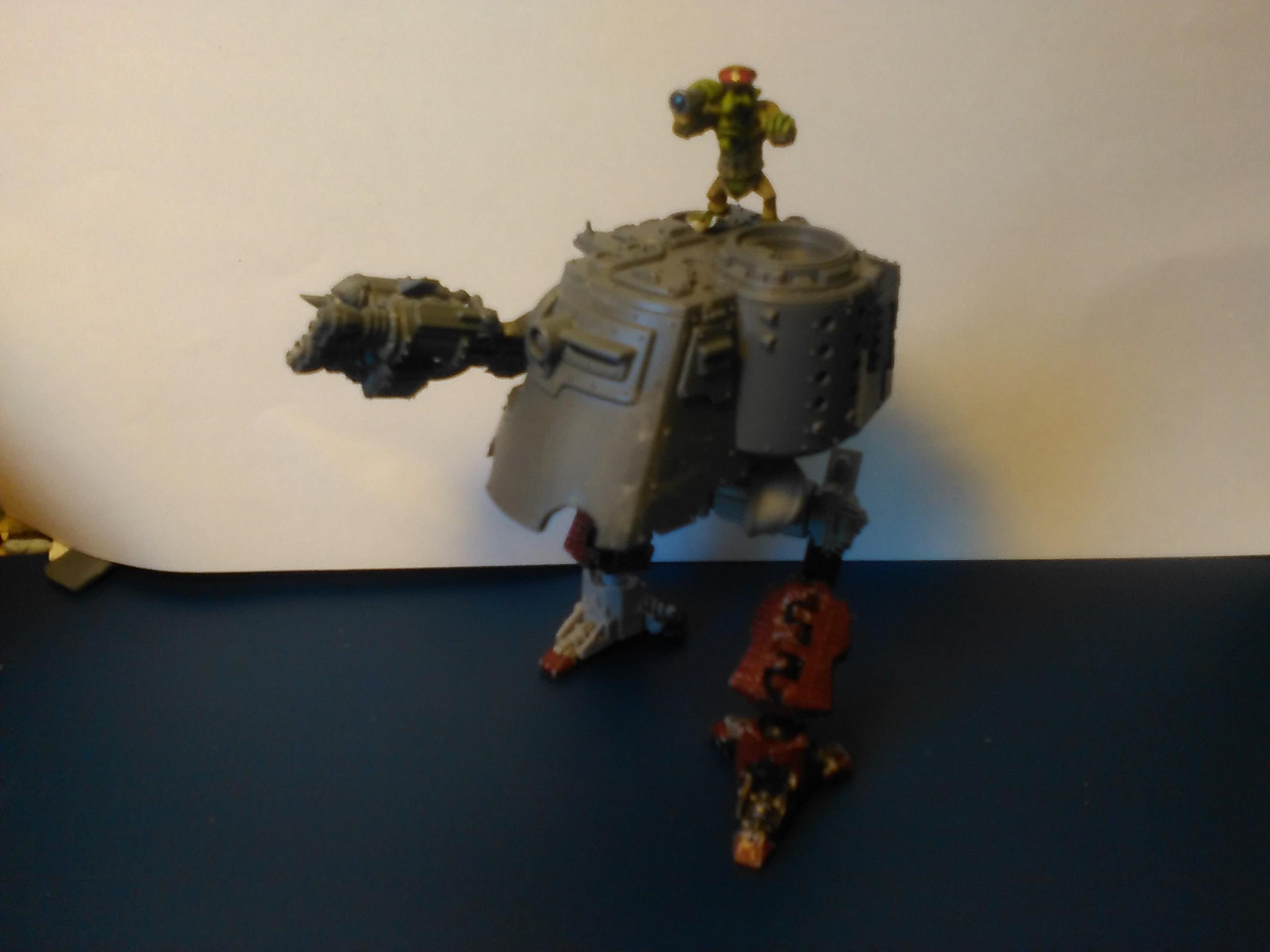 Conversion, Grot Conversion, Grots, Kitbash, Kitbashed, Ork Conversions, Ork Coustom Made Vehicles, Orks, Scratch Build, Walker, Warhammer 40,000