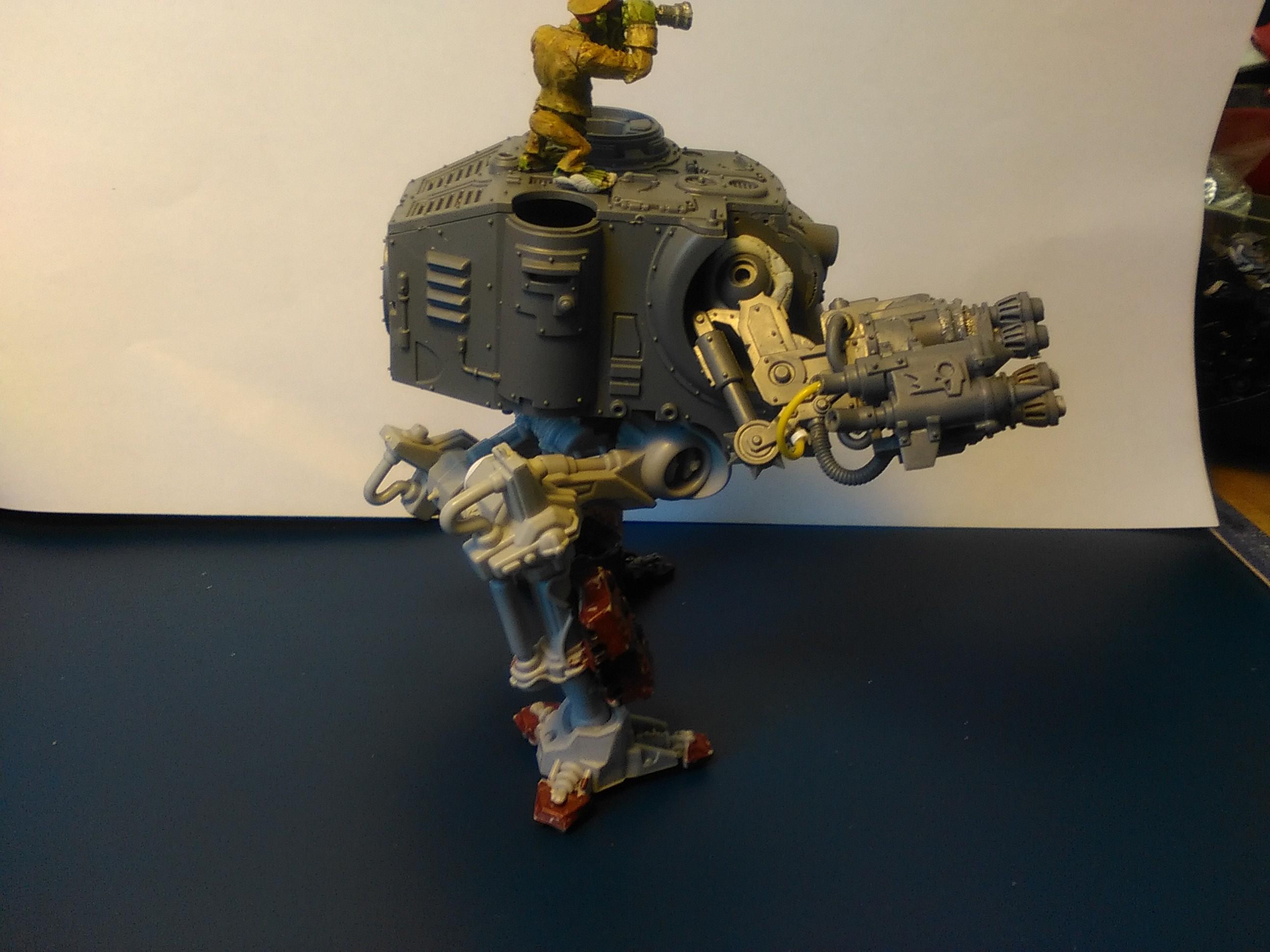 Conversion, Grot Conversion, Grots, Kitbash, Kitbashed, Ork Conversions, Ork Coustom Made Vehicles, Orks, Scratch Build, Walker, Warhammer 40,000