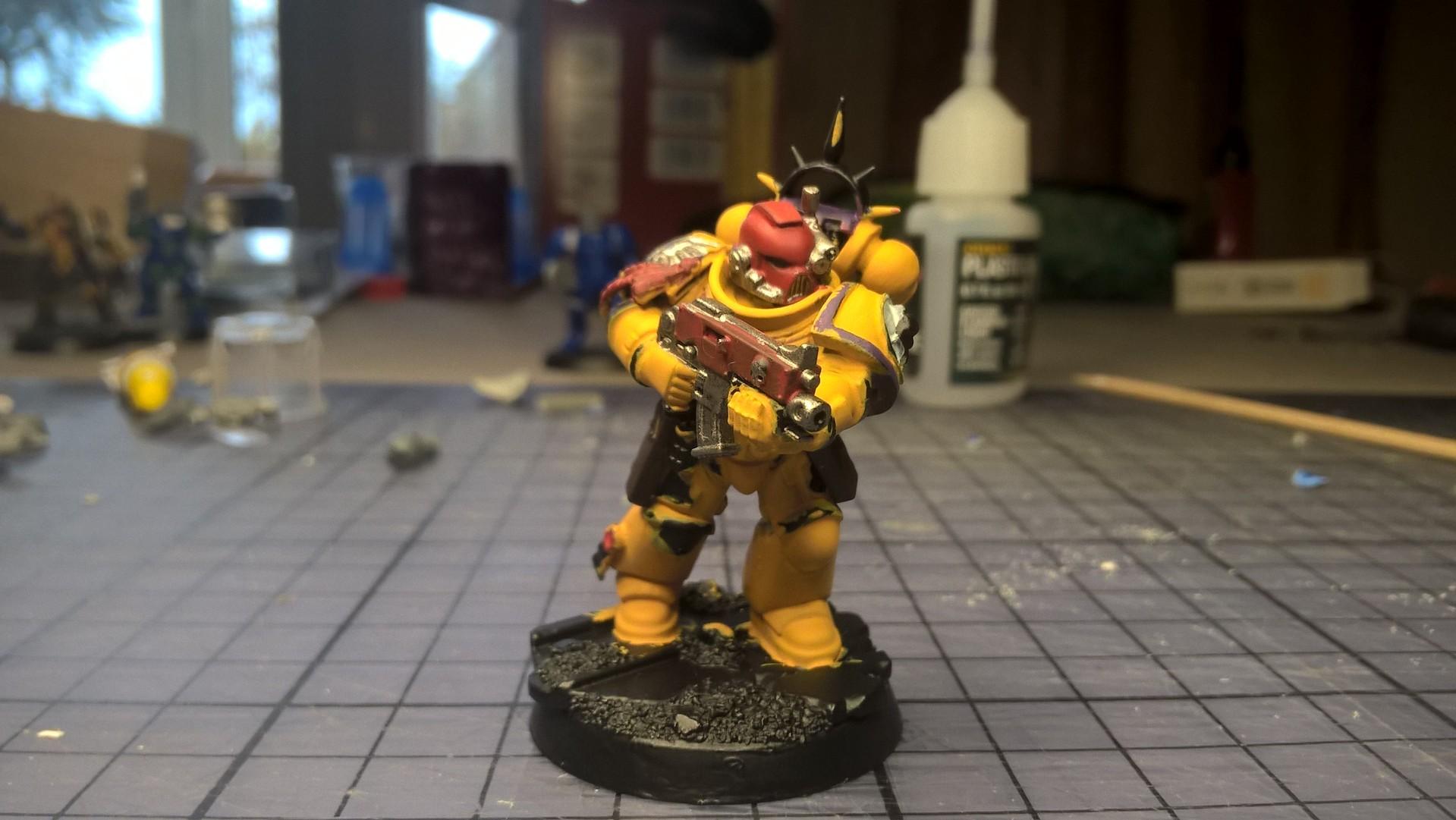 Conversion, Imperial Fists, Primaris, Solar Lions, Space Marines, Warhammer 40,000