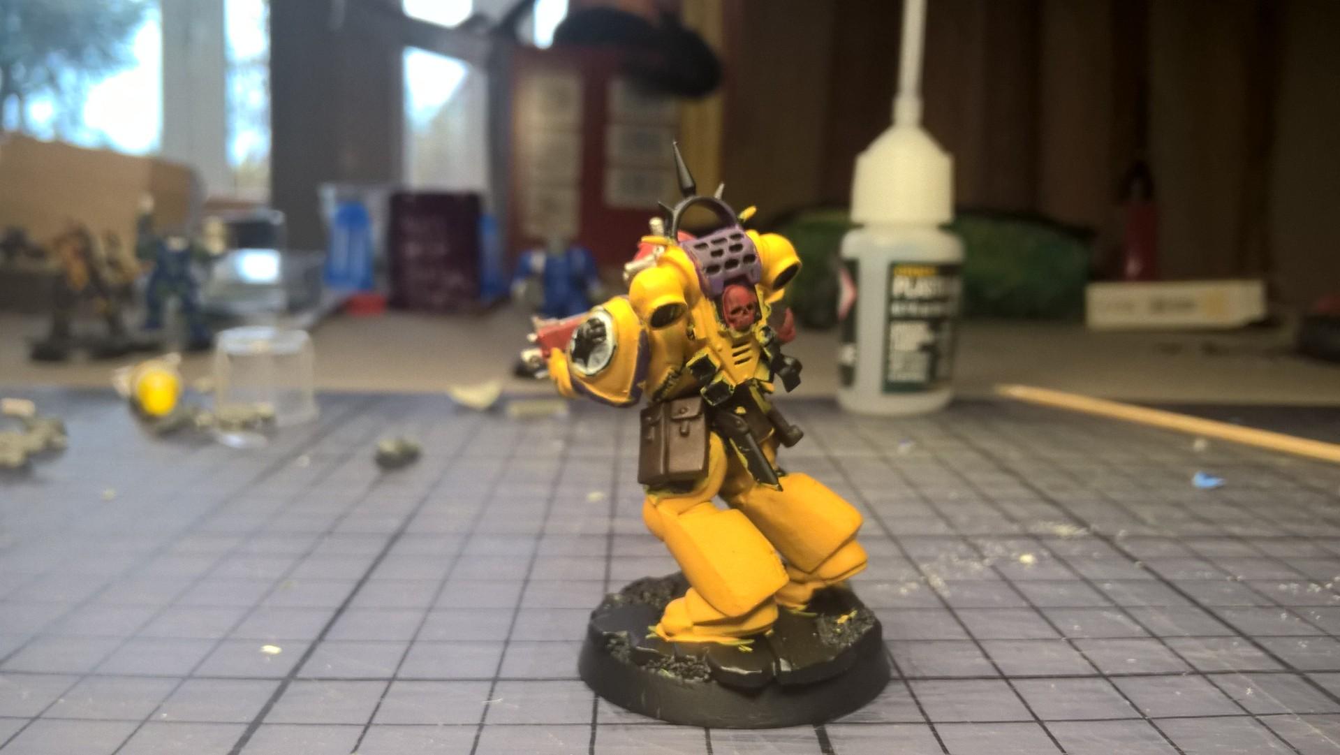 Conversion, Imperial Fists, Primaris, Solar Lions, Space Marines, Warhammer 40,000