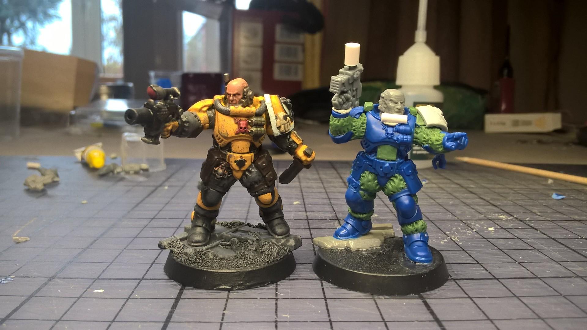 Conversion, Imperial Fists, Primaris, Solar Lions, Space Marines, Warhammer 40,000