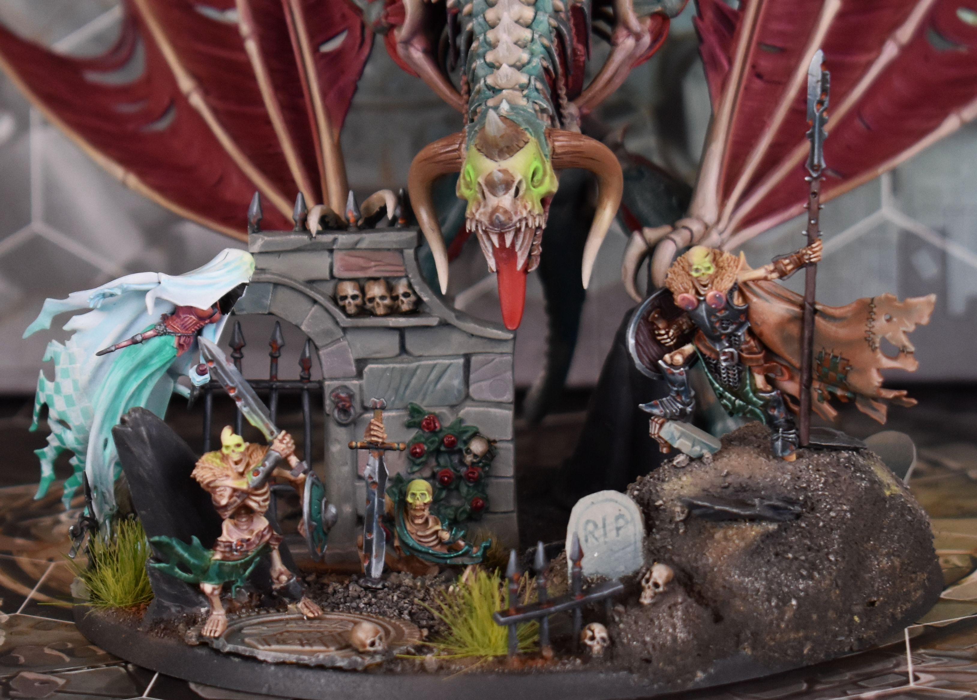 Banshees, Diorama, Dragon, Non-Metallic Metal, Skeletons, Warden
