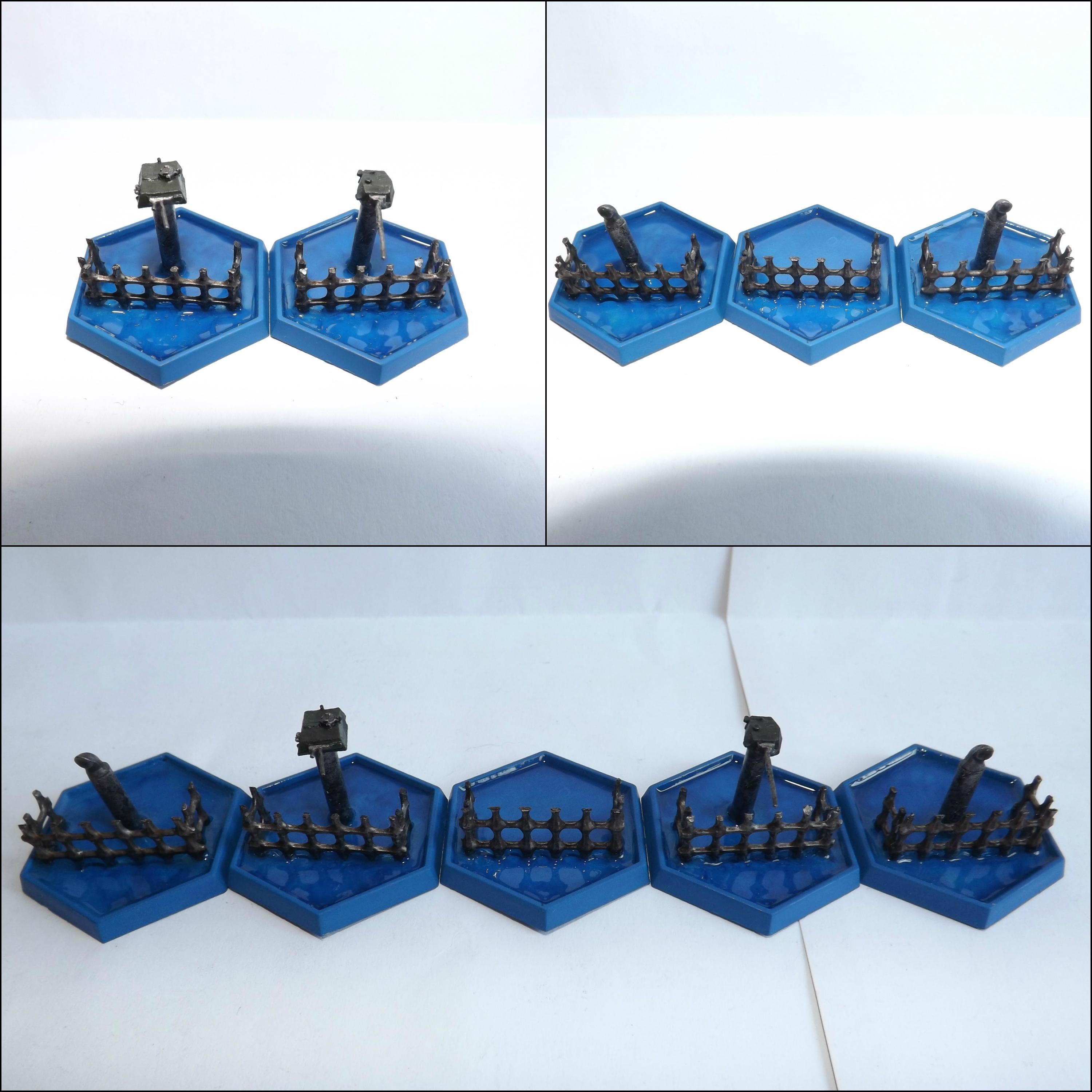 Anti Submarine Nets&amp;Seabase Fixed Cannon Defences