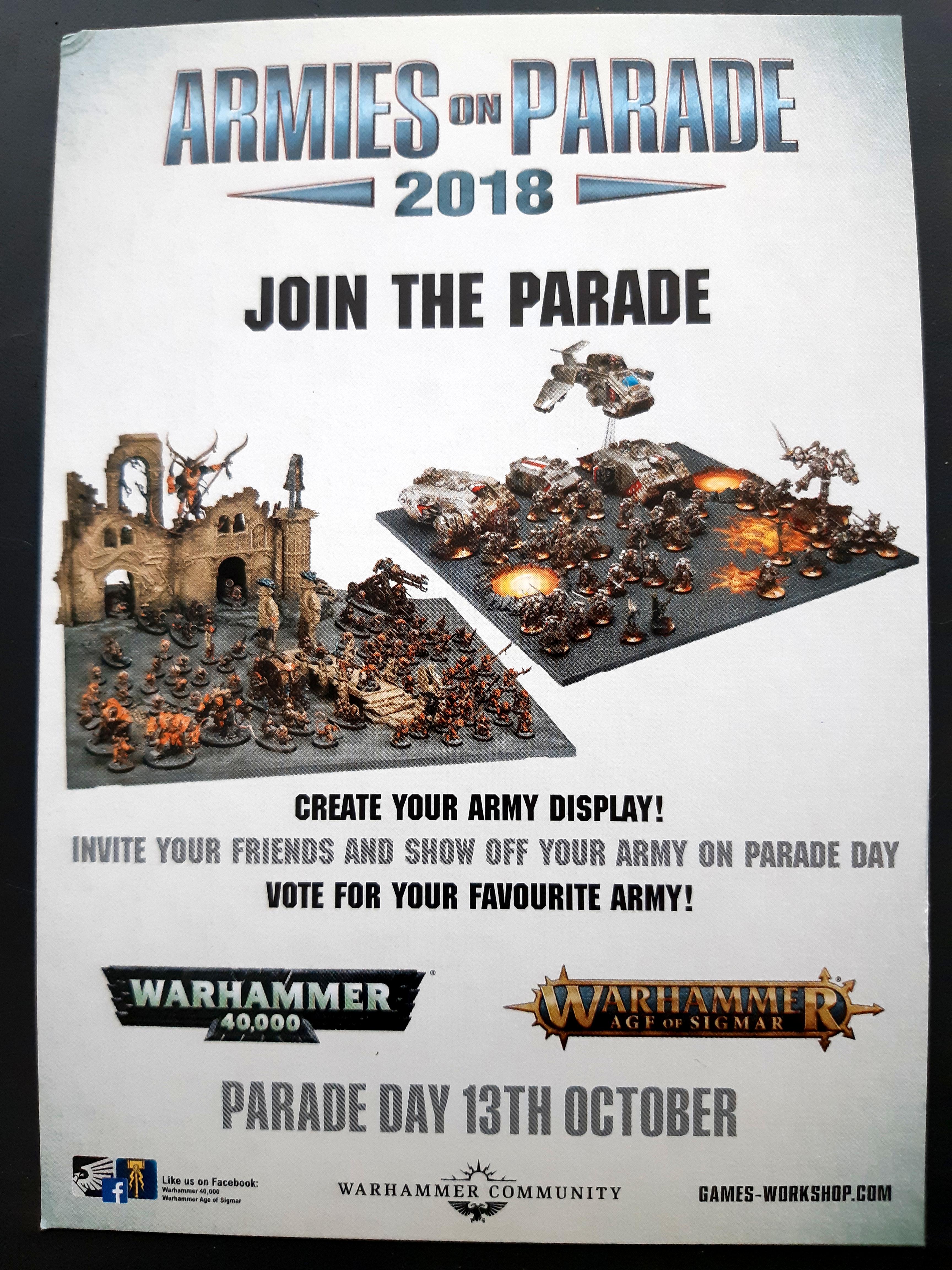 Armies On Parade Oct 2018