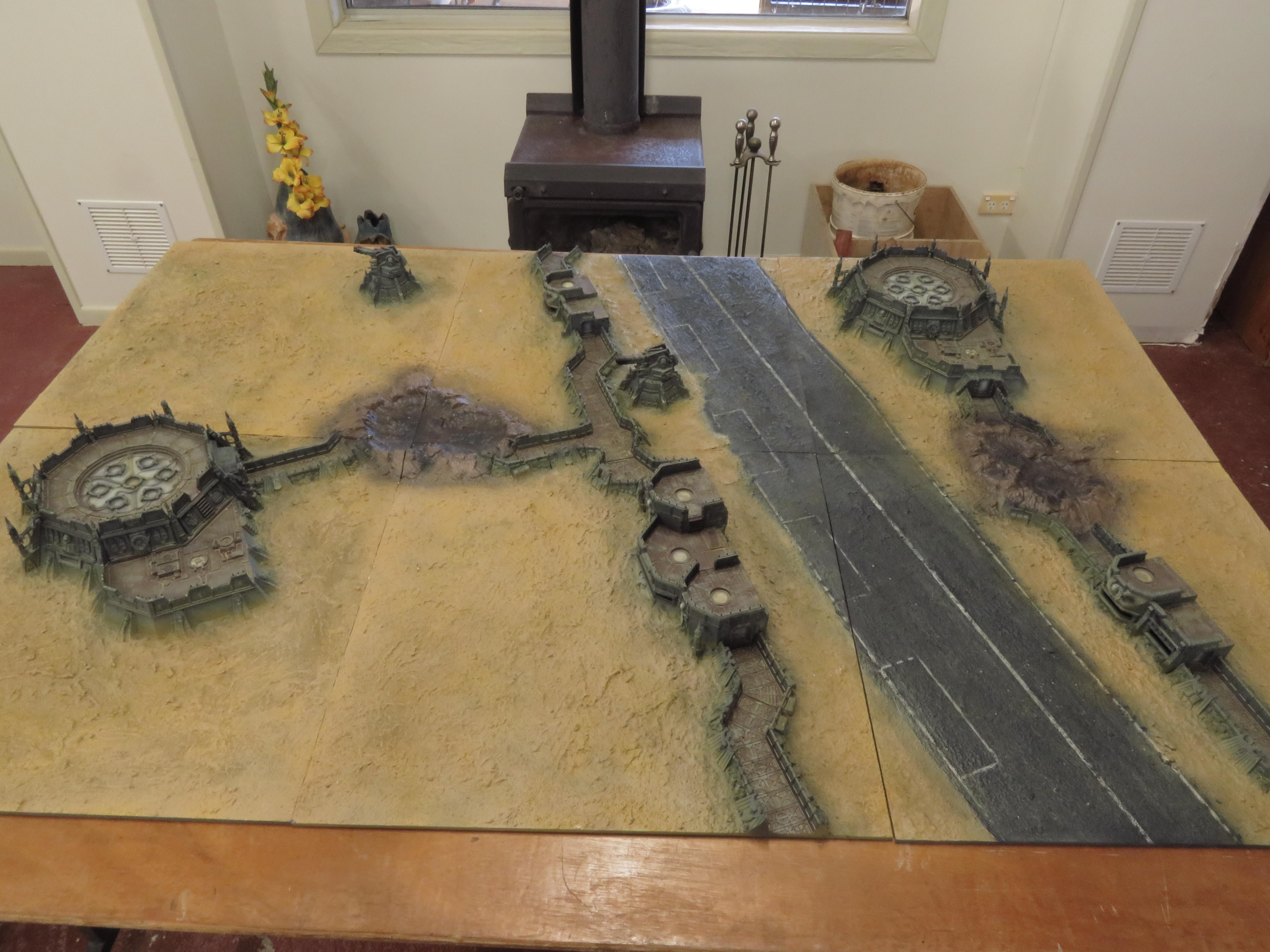 Game Table, Terrain, Trenches, Warhammer 40,000