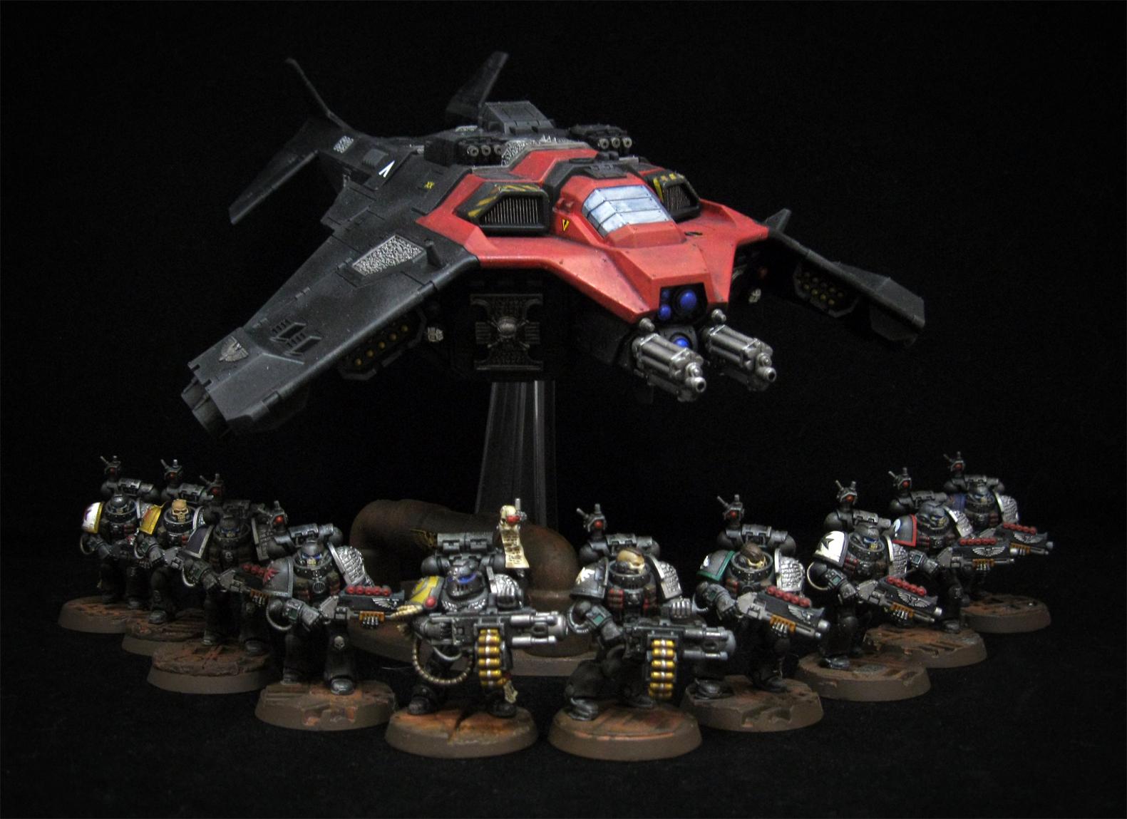 Corvus Blackstar, Death Watch, Shotguns, Space Marines