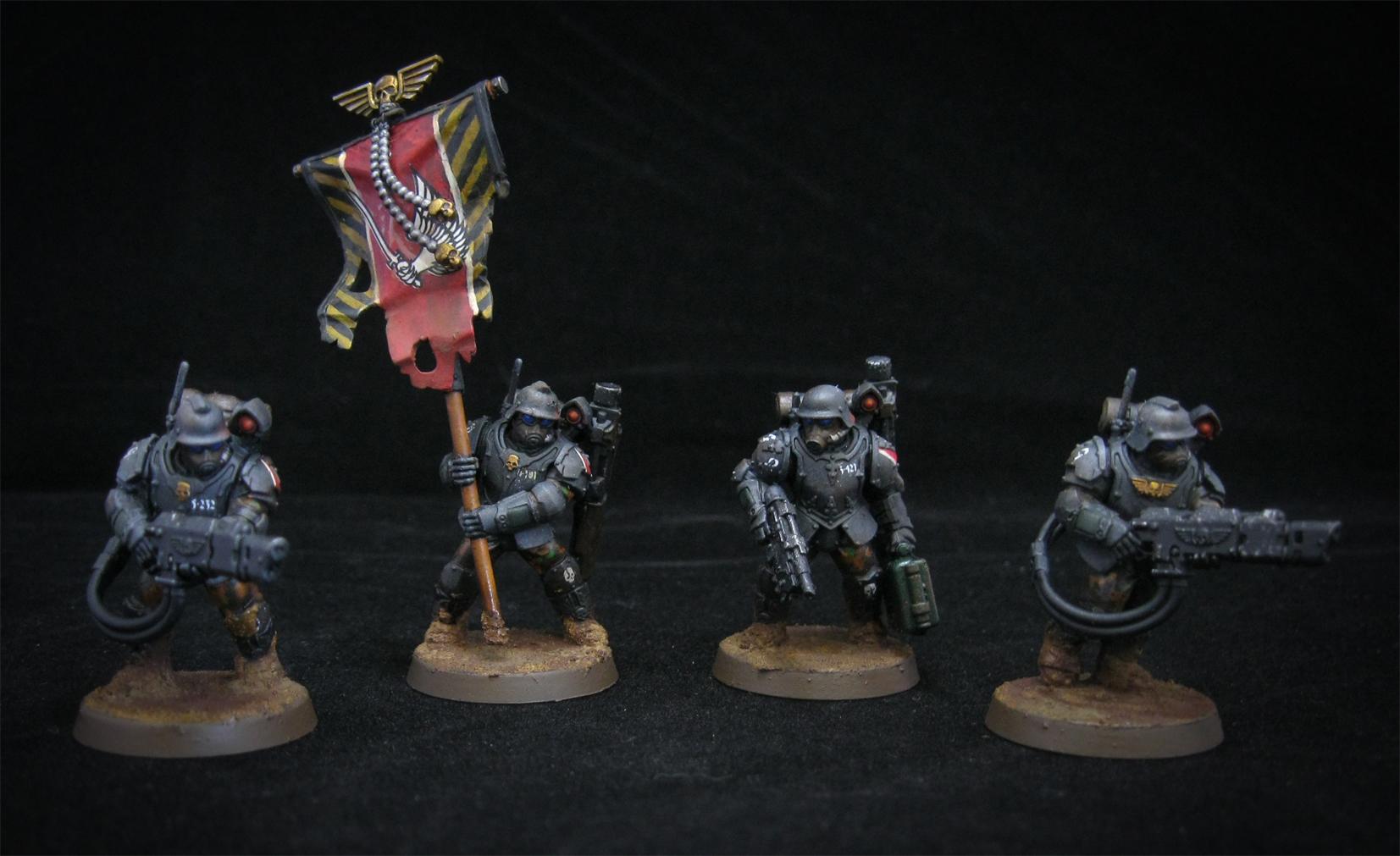 Astra Militarum, Command Squad, Imperial Guard, Scions