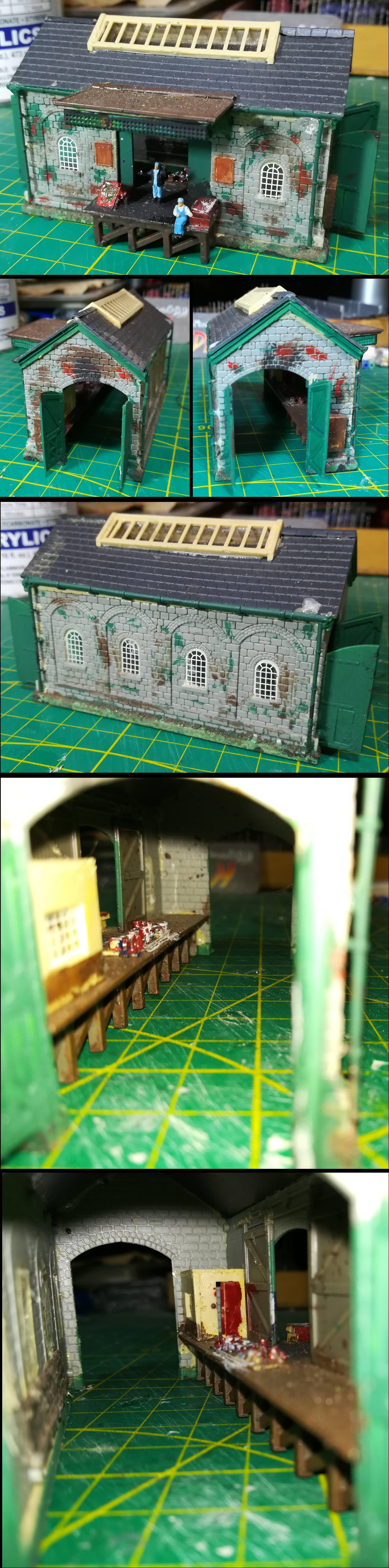 Loading shed wip 1; as it was found