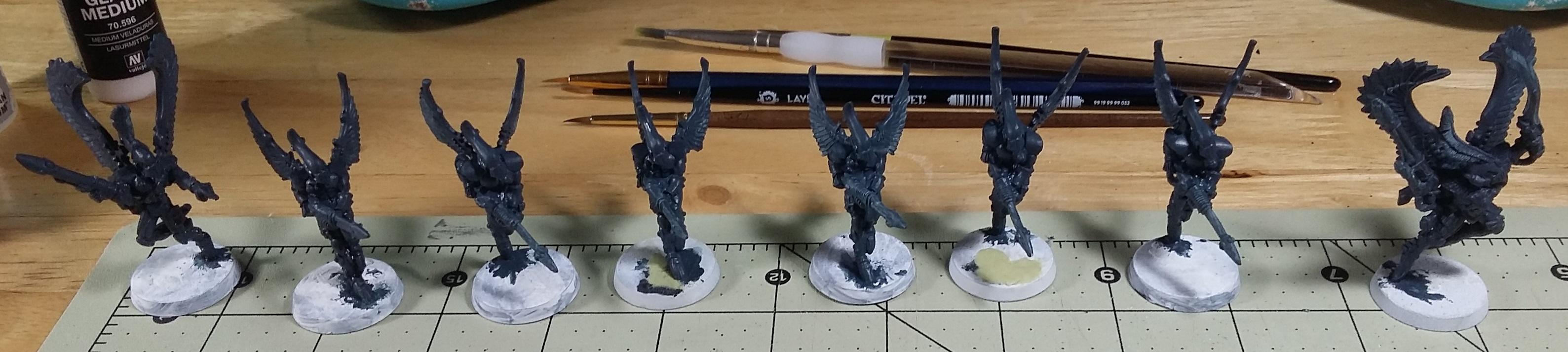 Aeldari, Aspect Warrior, Baharroth, Eldar, Phoenix Lord, Swooping Hawks, Work In Progress