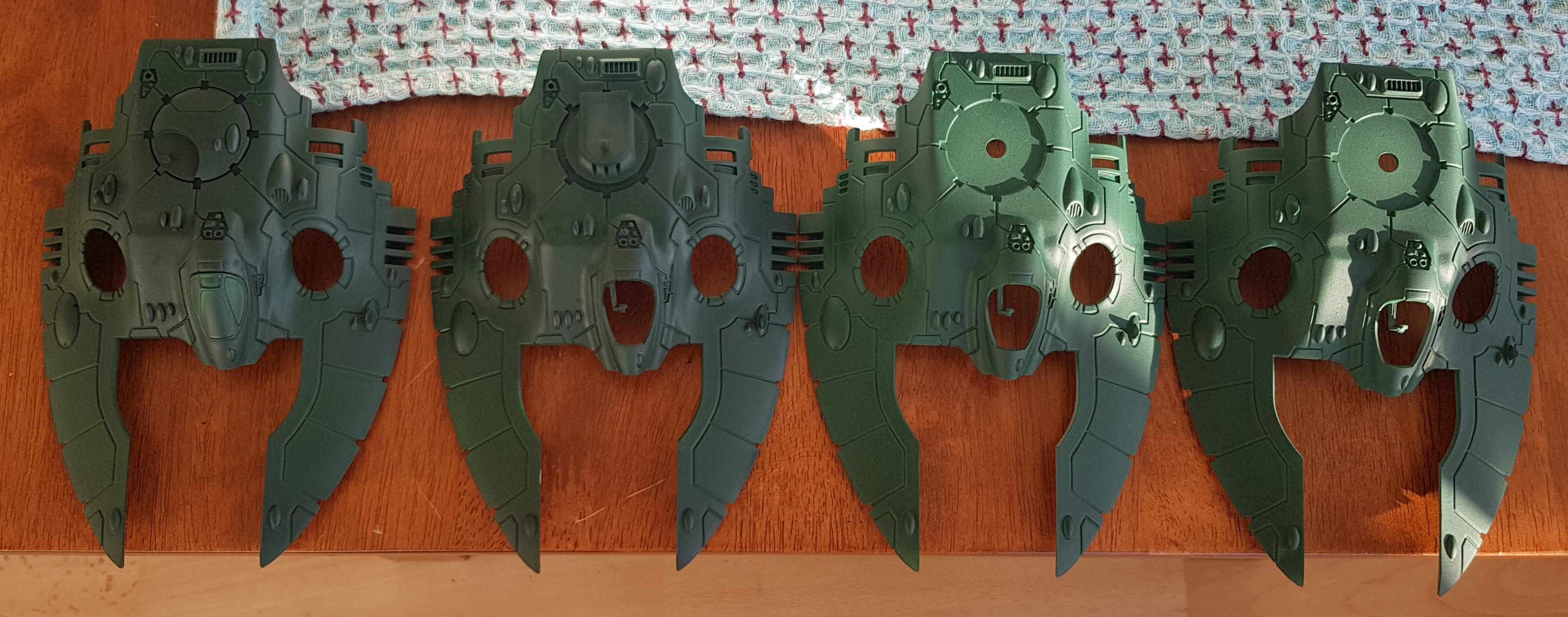 Basecoated chassis