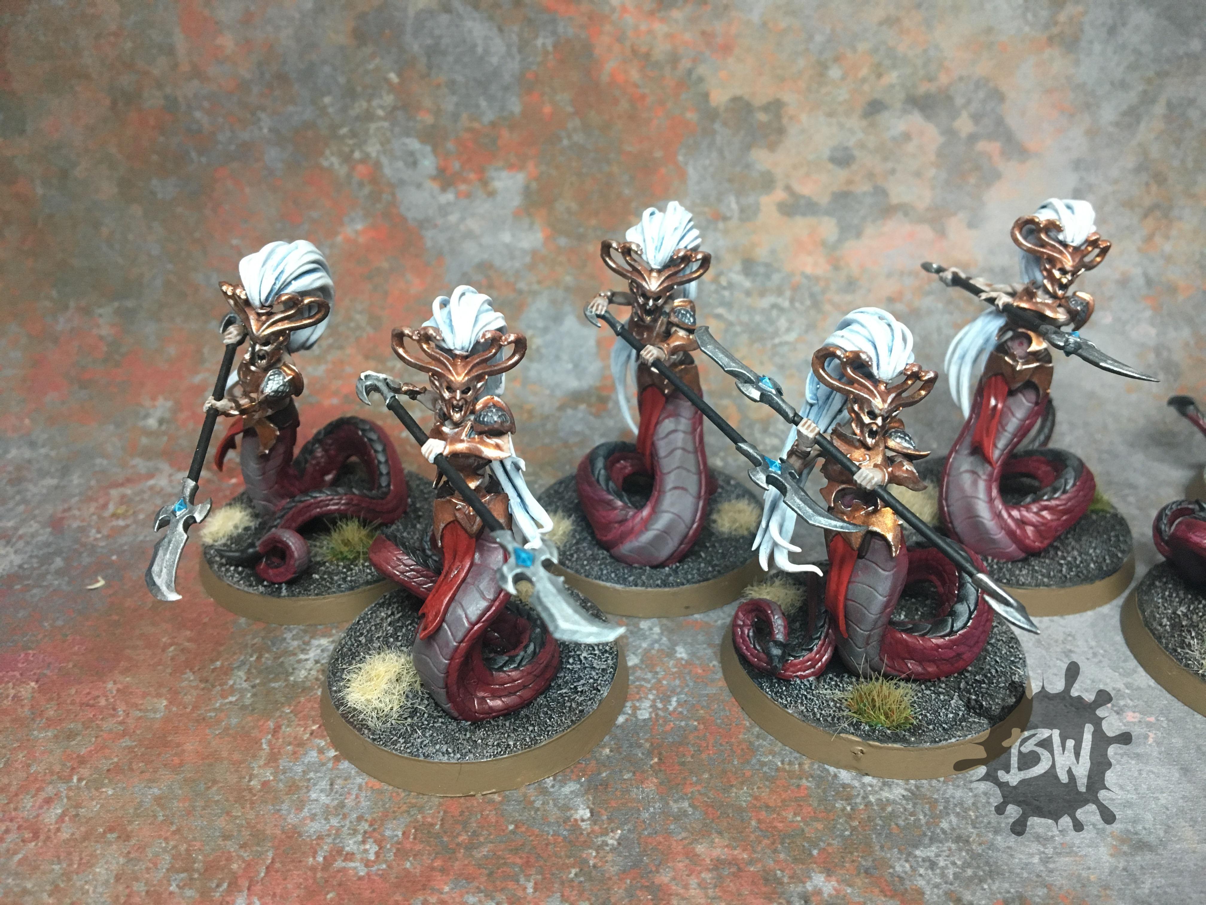Age Of Sigmar, Bw, Commission, Daughters Of Khaine, Games Workshop, Melusai Blood Sisters, Order, Painting, Warhammer Fantasy