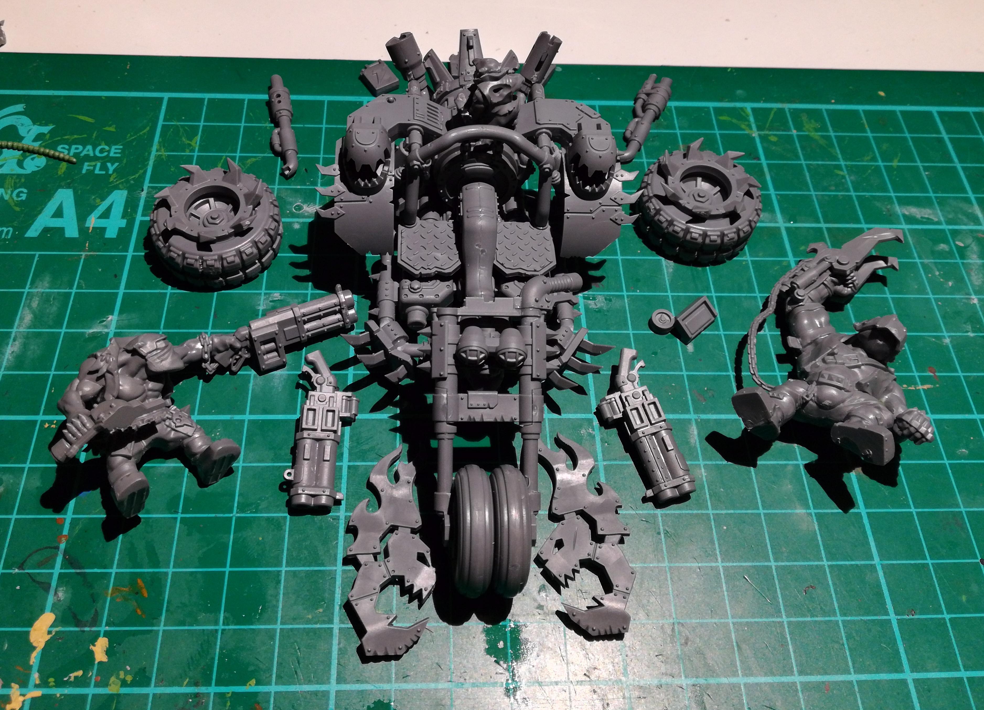 Ork Deffkilla Wartrike, Orks, Warboss, Wartrike