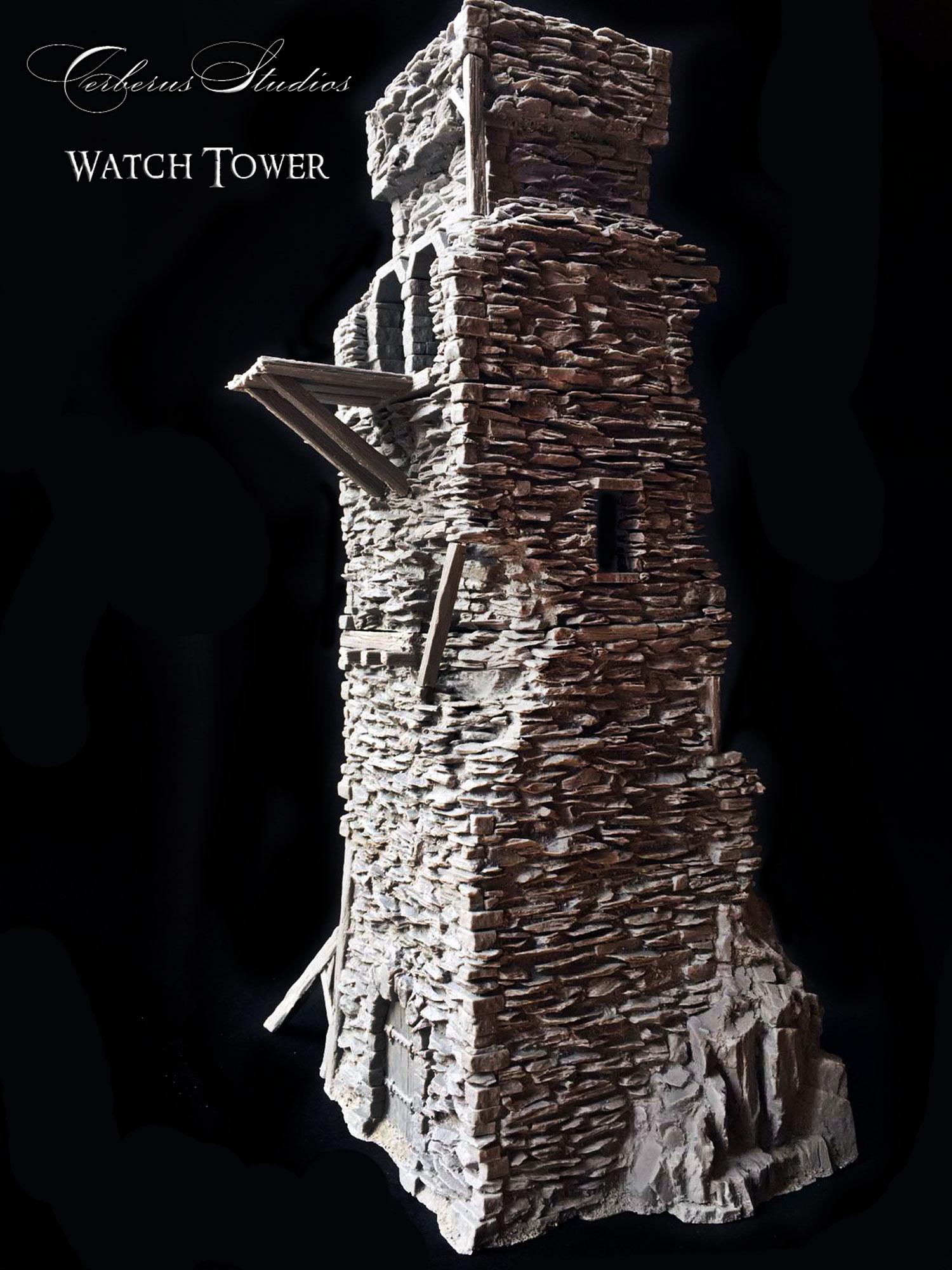 Fantasy Scenery, Resin Scenery, Terrain, Watch Tower